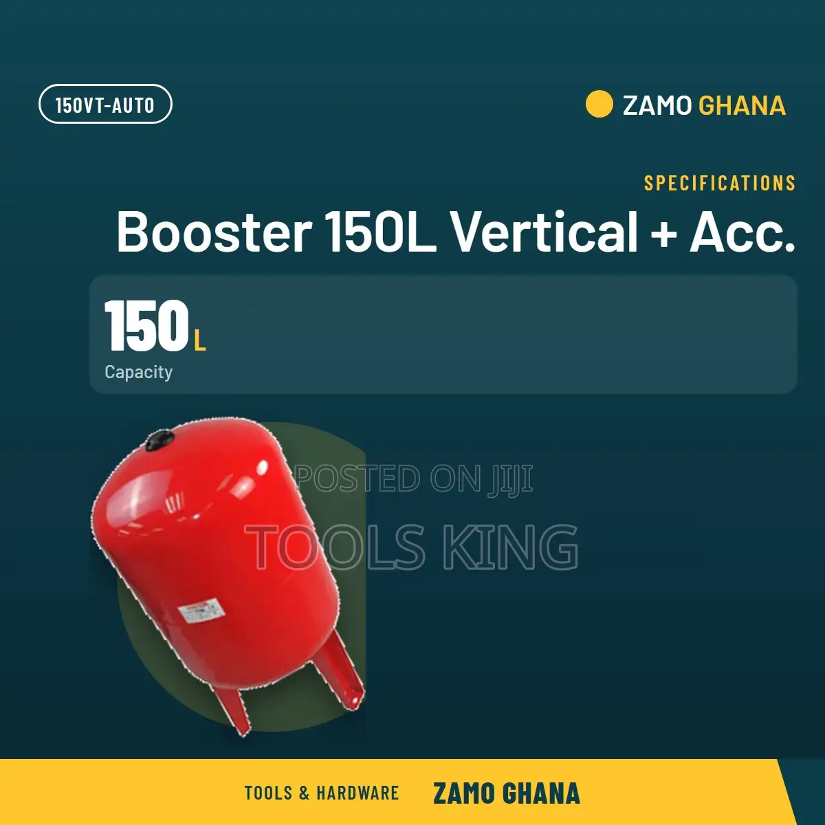 Booster 150L Vertical + Acc. - 150vt-Auto