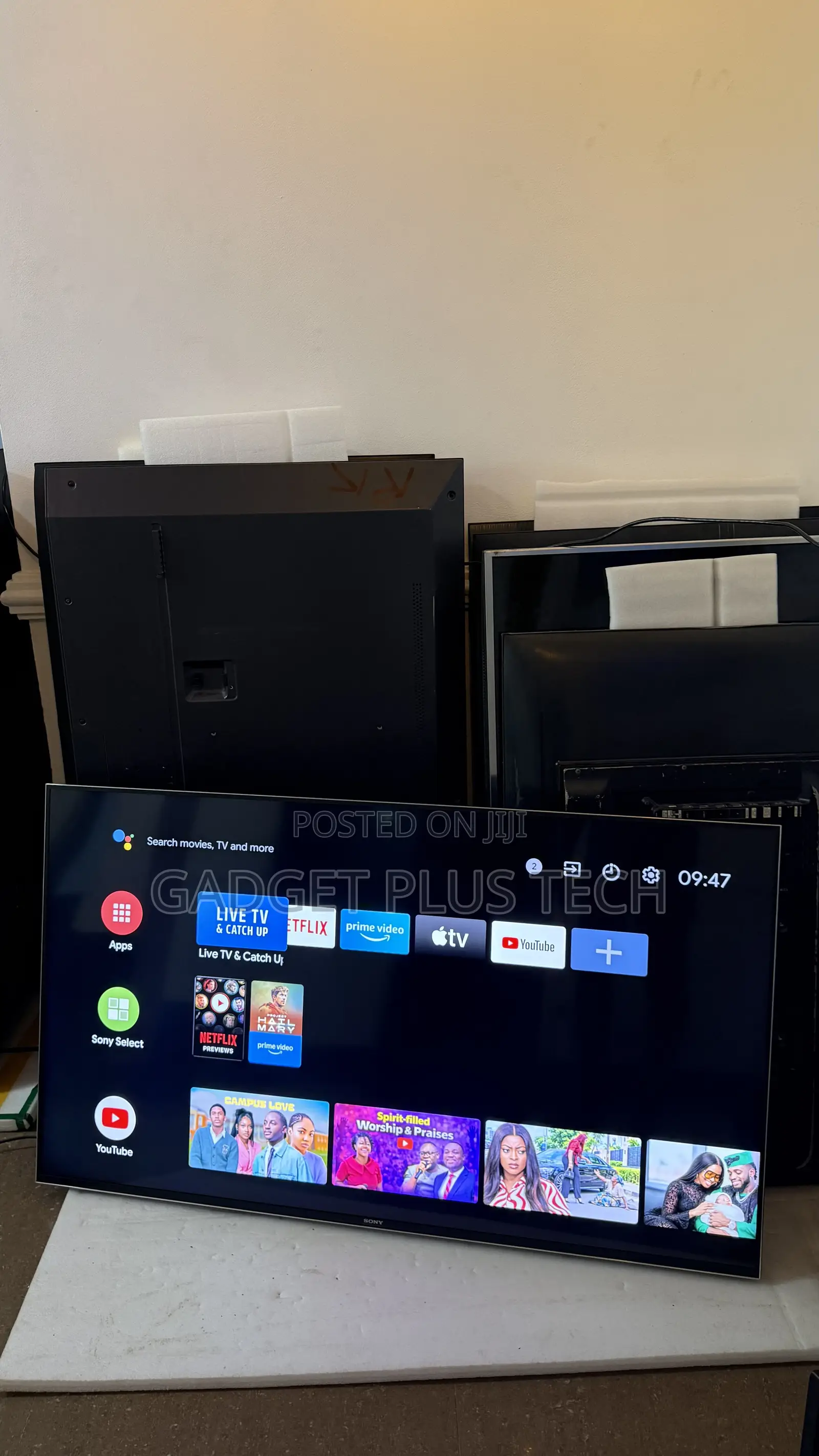 55” Sony Bravia 4K 120Hz Smart Andriod TV