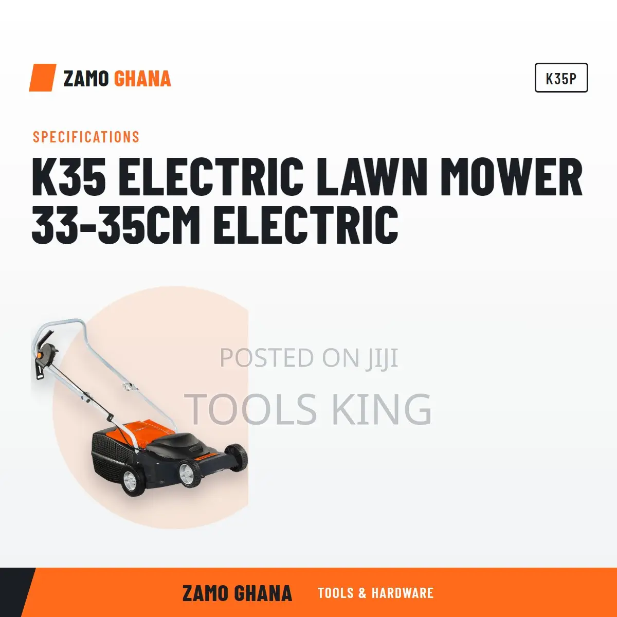 K35 Electric Lawn Mower 33-35Cm Electric - K35P