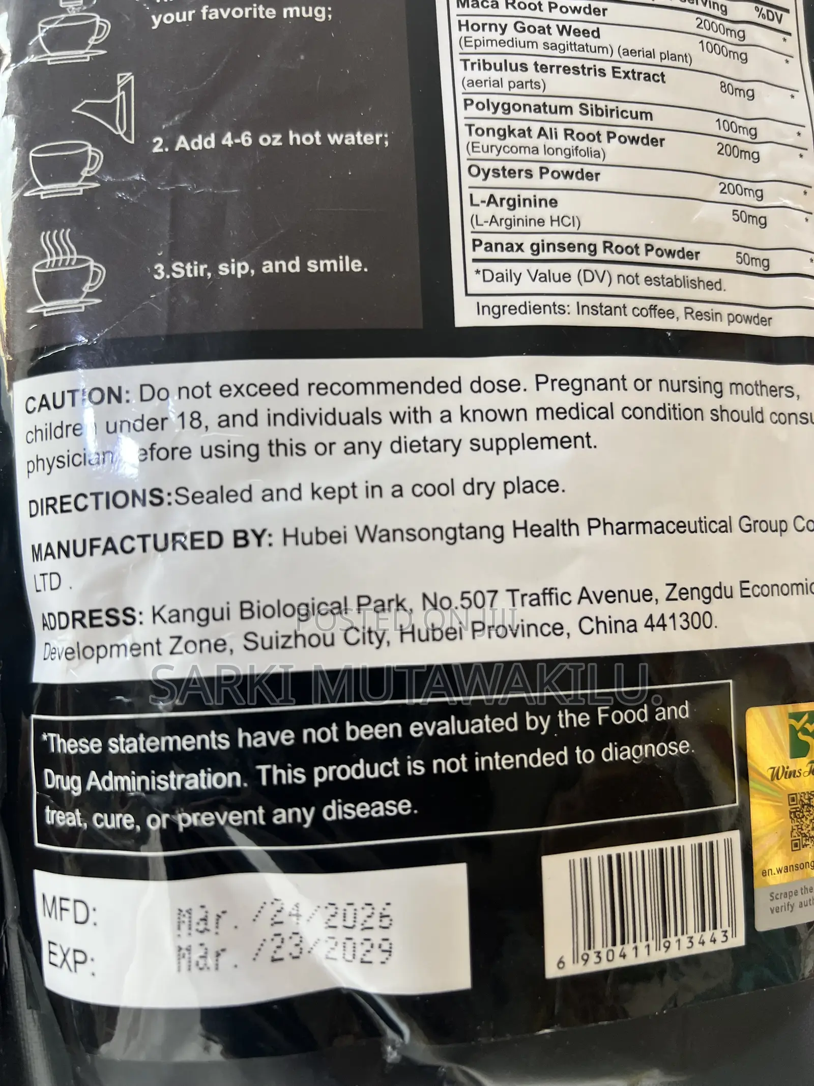 Maca Boost Coffee