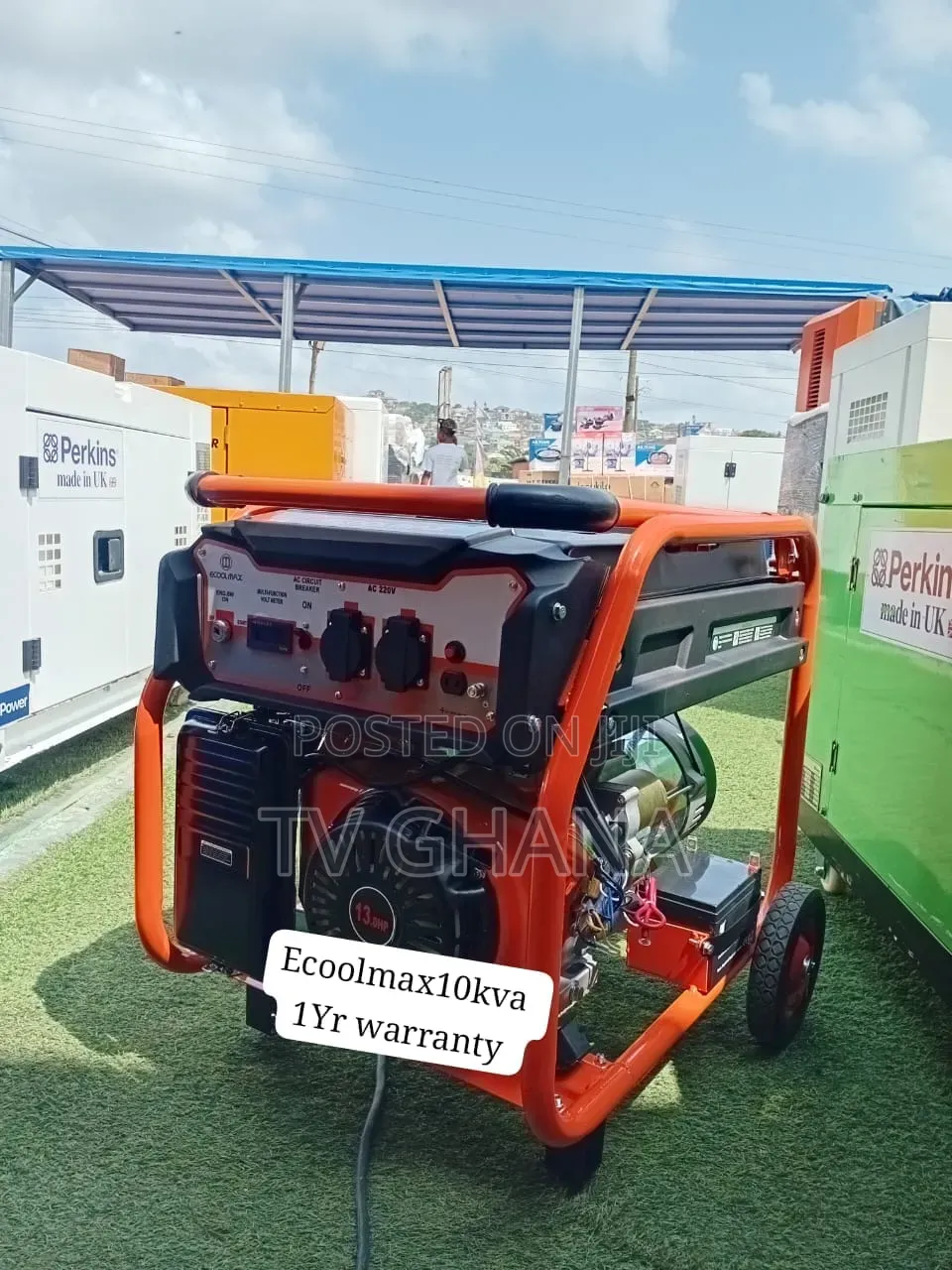 Affordable and Reliable Ecoolmax 10KVA Generator in Ghana10kva