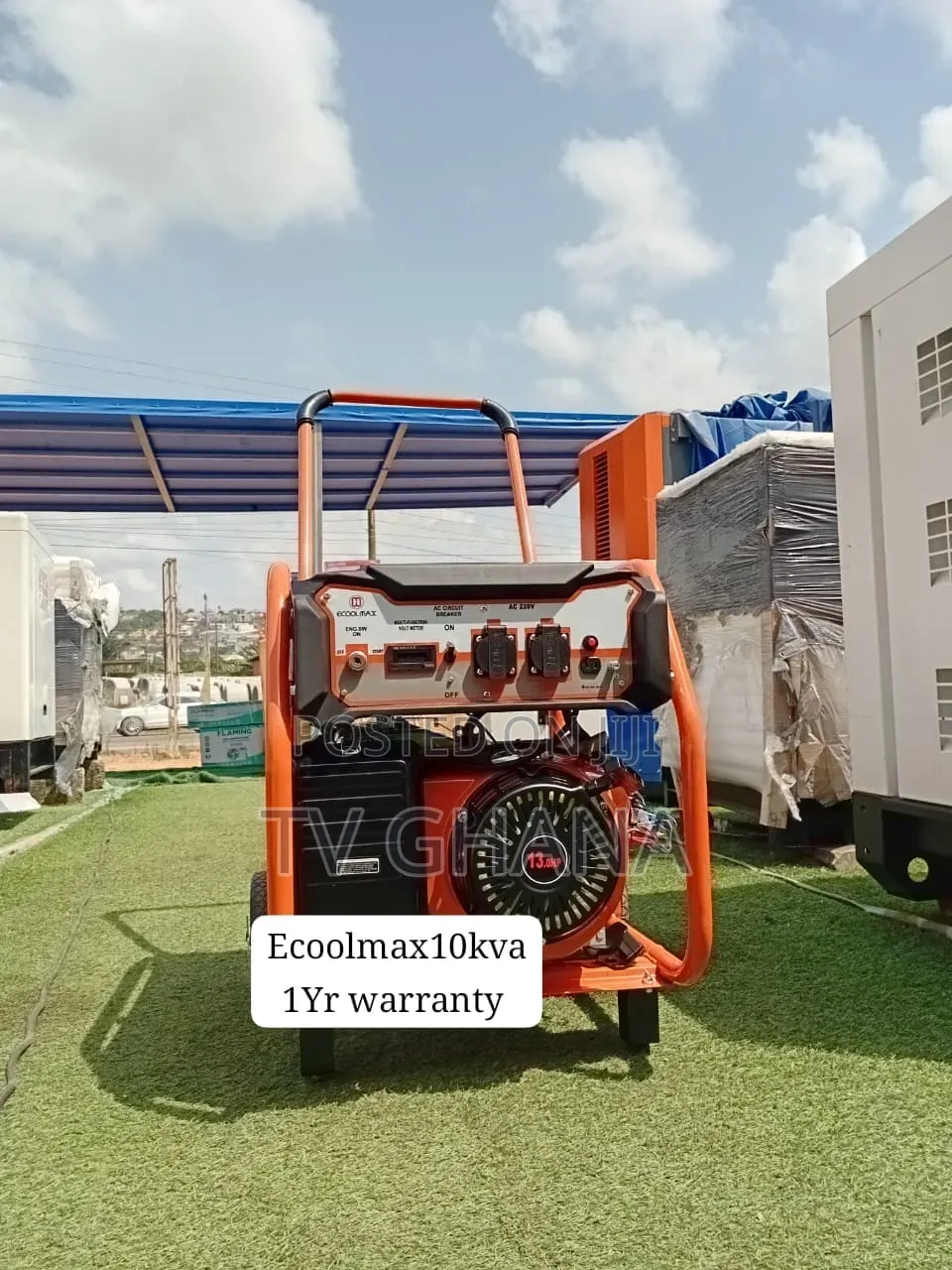 Affordable and Reliable Ecoolmax 10KVA Generator in Ghana10kva