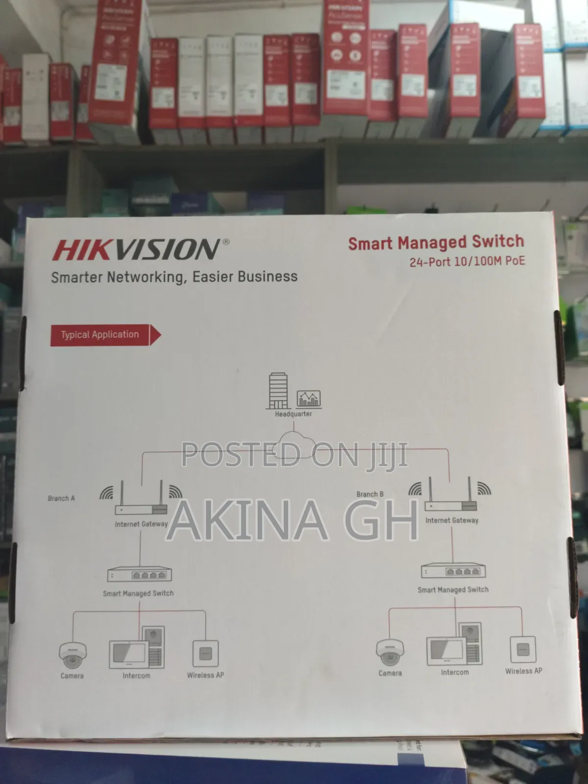 Hikvision 24 Port Smart Managed Networking Switch/ DS-3E1326P-EI/M