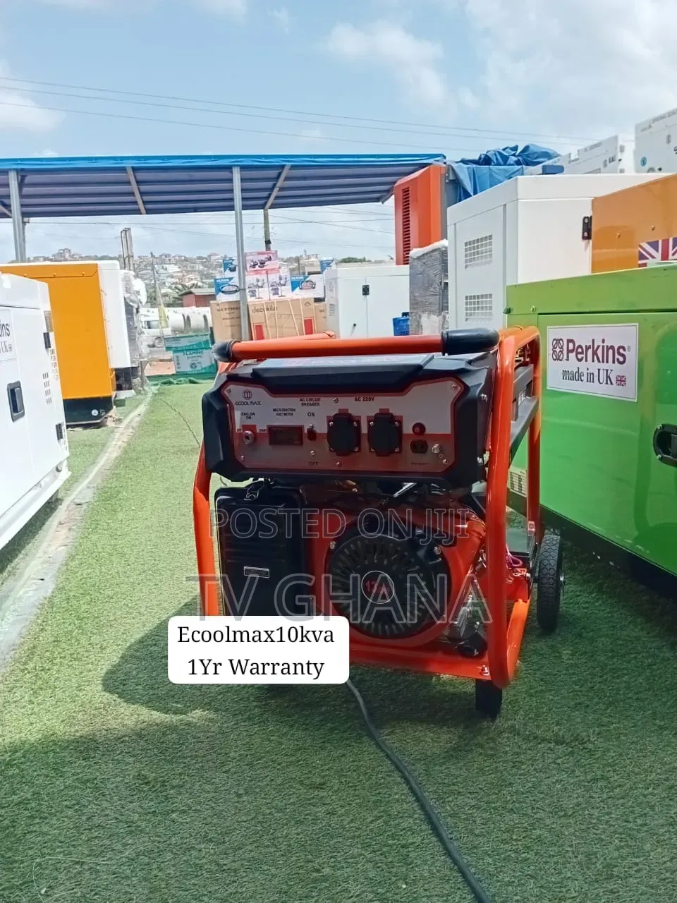 Heavy-Duty Ecoolmax 10KVA Generator – Powerful and Dependable10kva