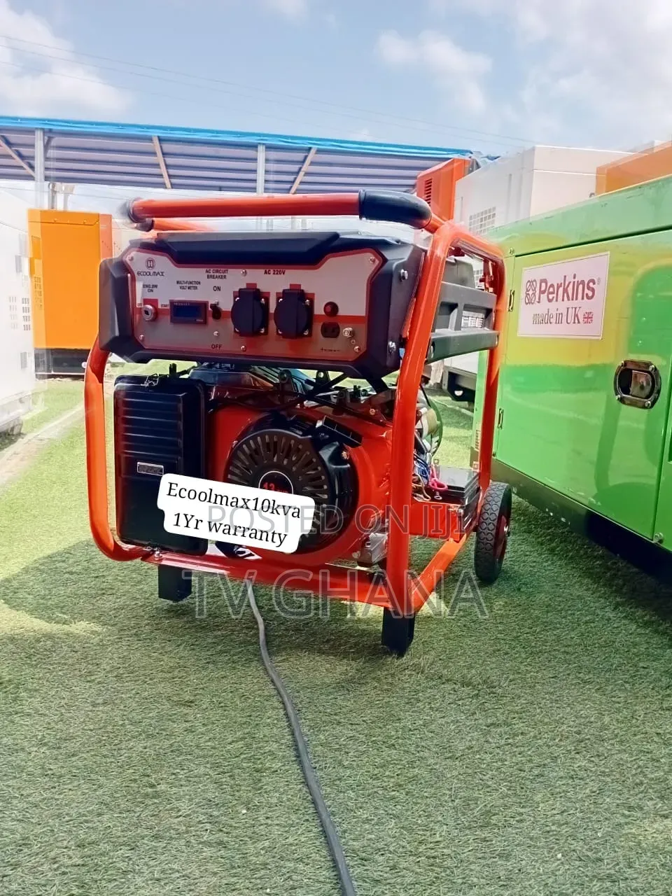 Heavy-Duty Ecoolmax 10KVA Generator – Powerful and Dependable10kva