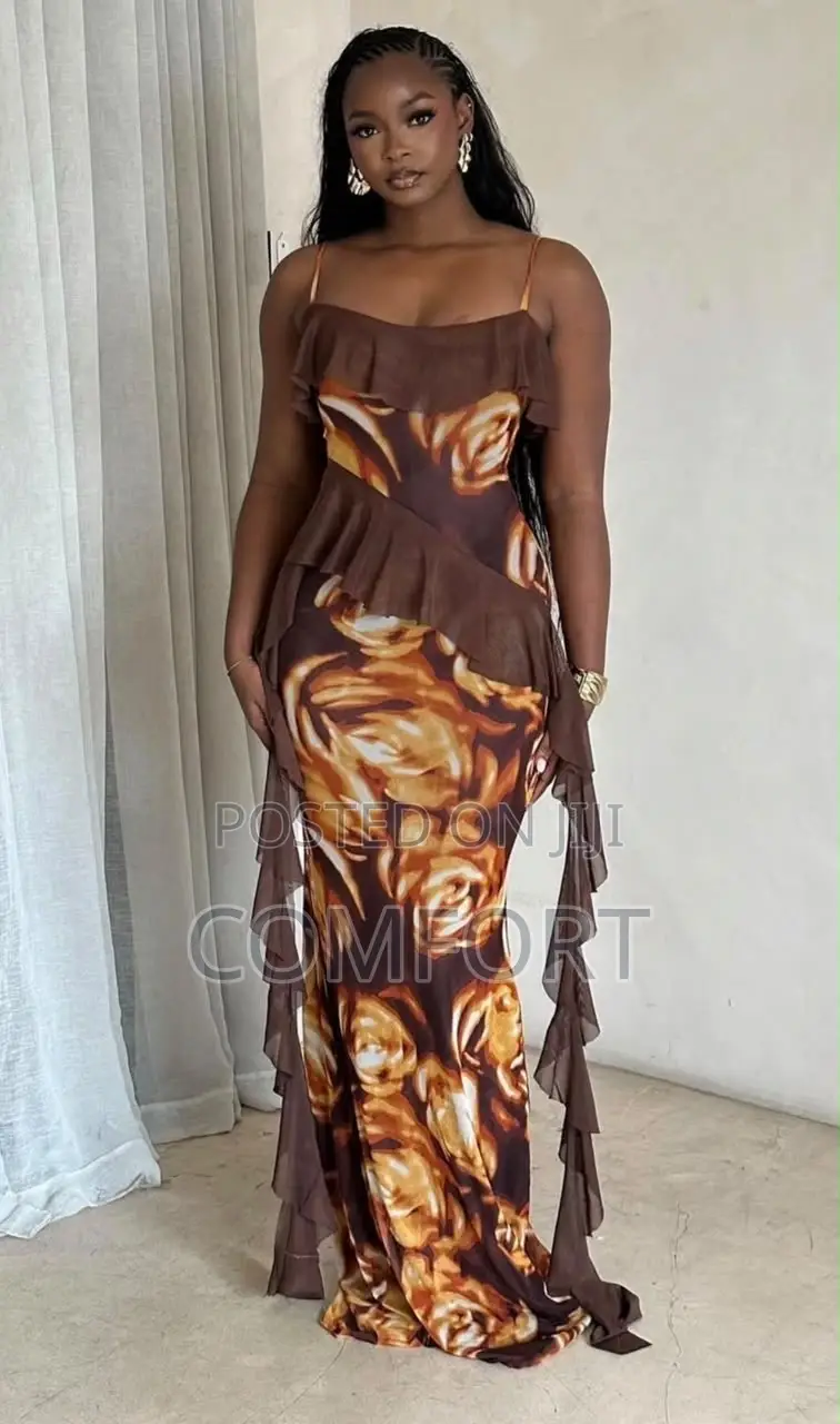 Ladies Mesh Straight Dress Available