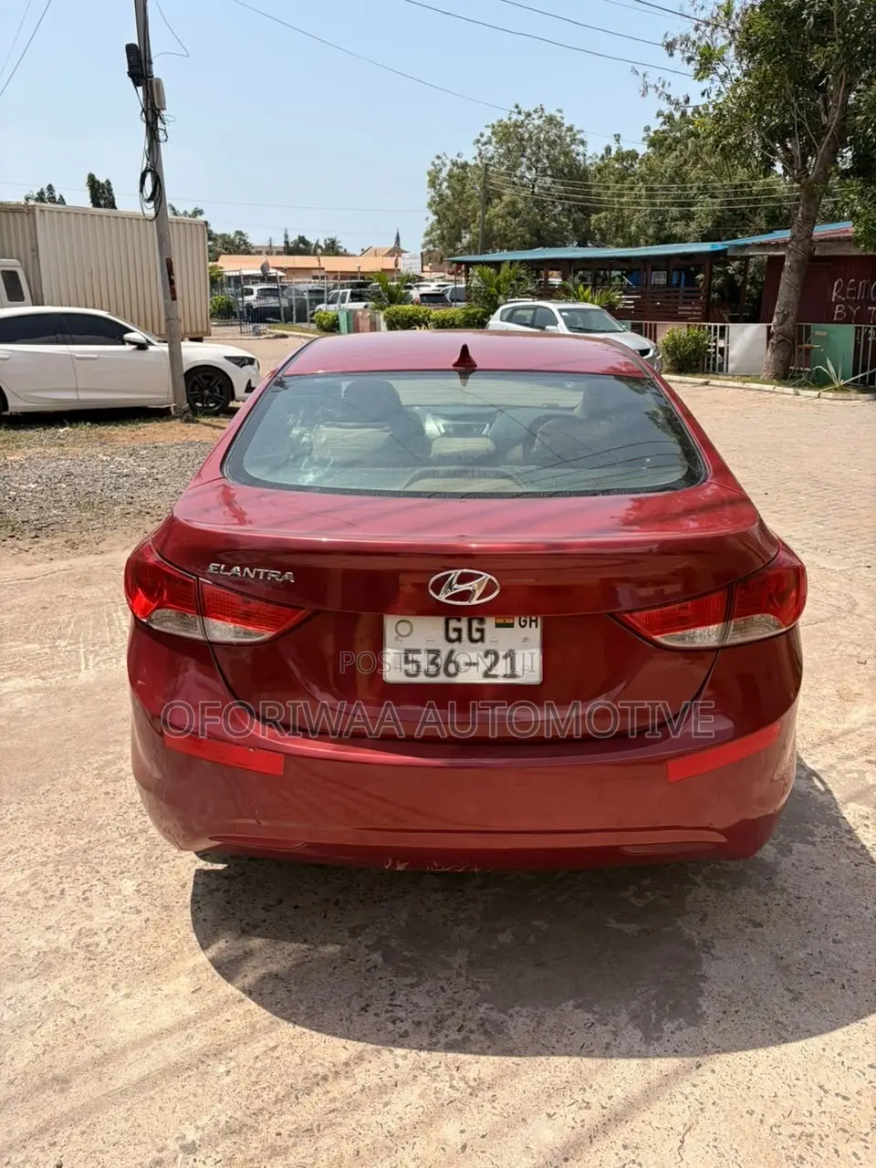 Hyundai Elantra 2012 Red