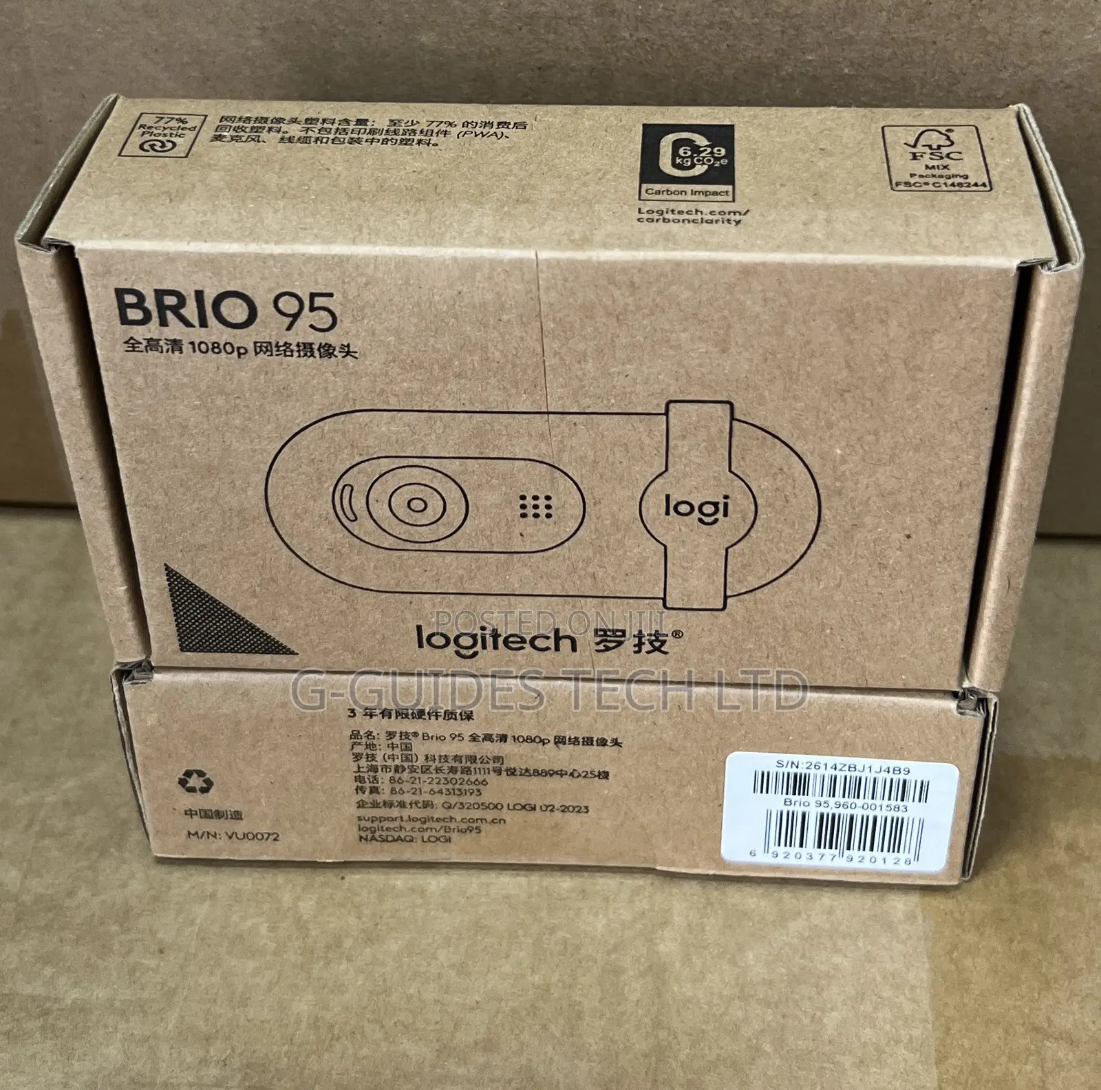 Logitech Brio 95 Full HD 1080p Webcam