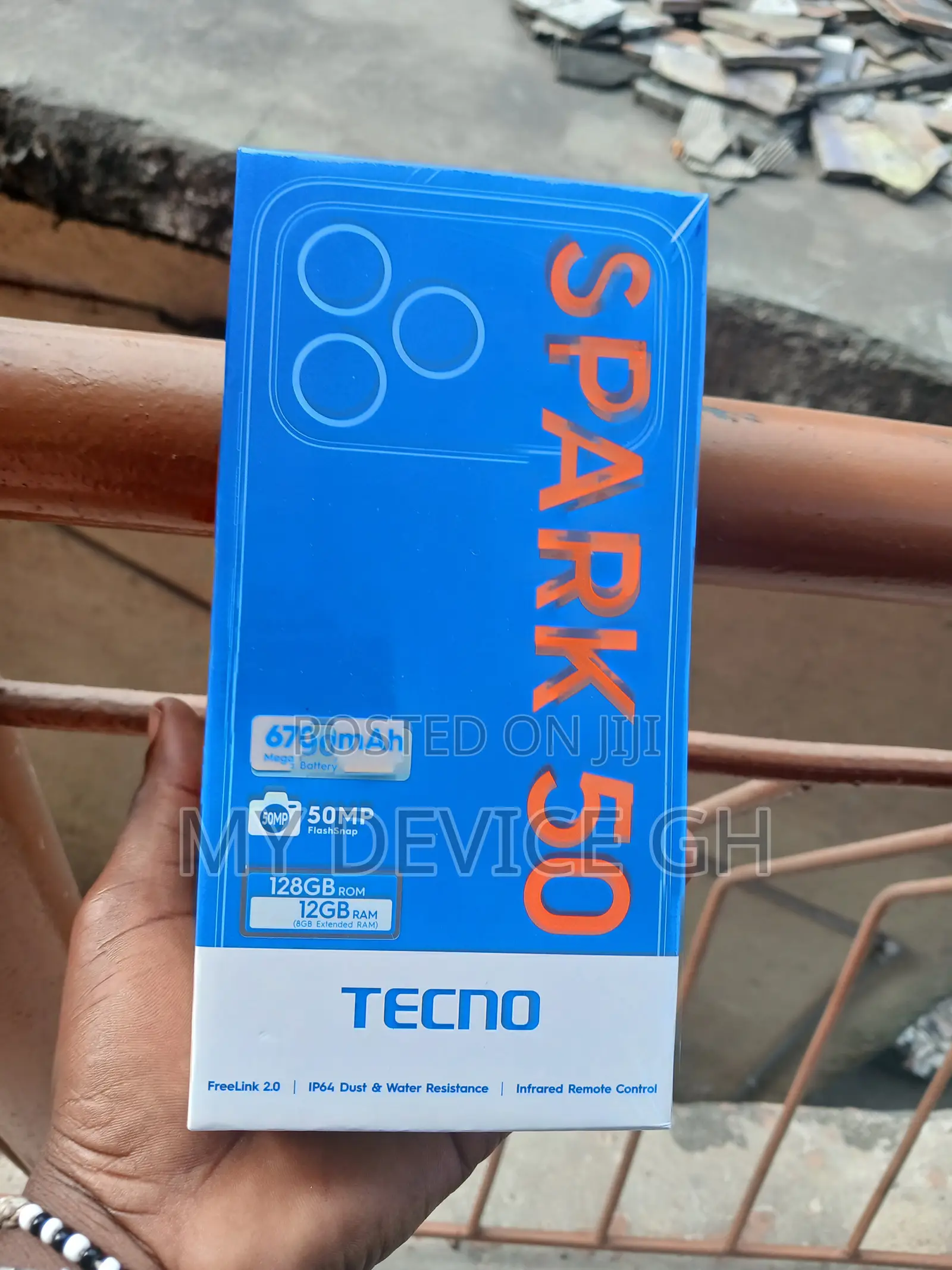 New Tecno Spark 50 128 GB Gray