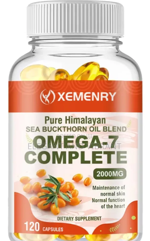 Omega-7 Complete Capsules - With Zinc and DHA -Heart Supp-Sea Buckton