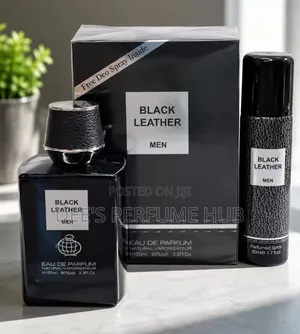 Original Black Leather by Fragrance World – 100ml Eau De Parfum