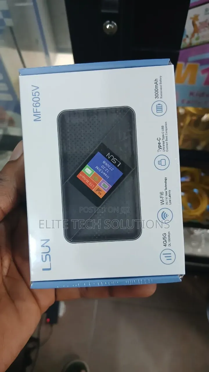 LSUN MF605V 4g/5g Portable WiFi Router – 3000mAh
