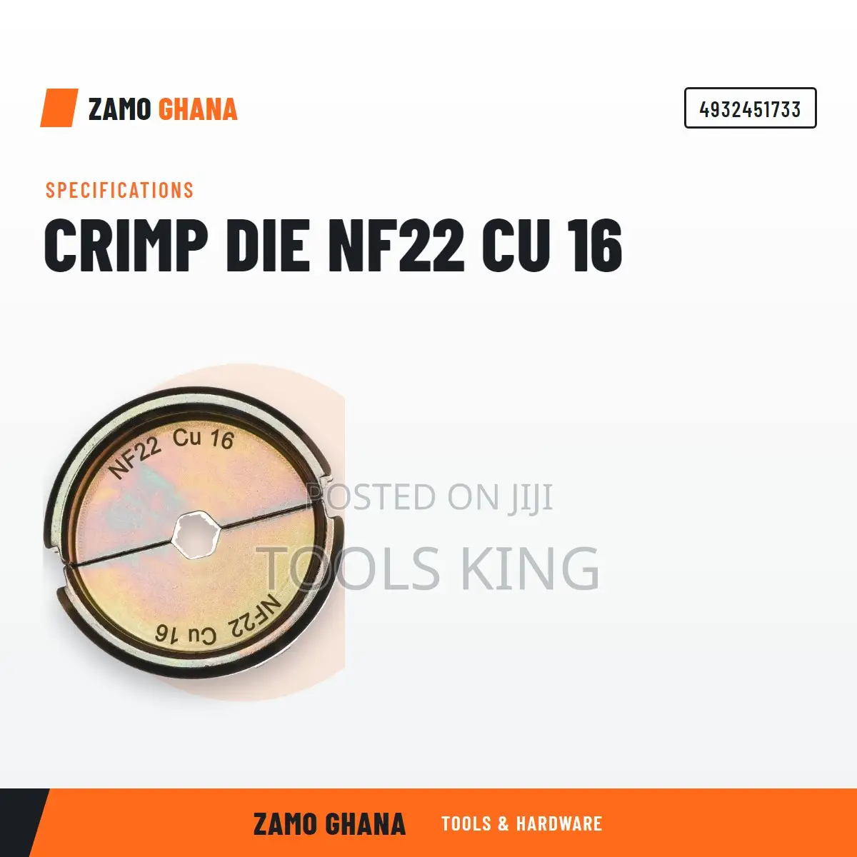 Crimp Die Nf22 Cu 16 - 