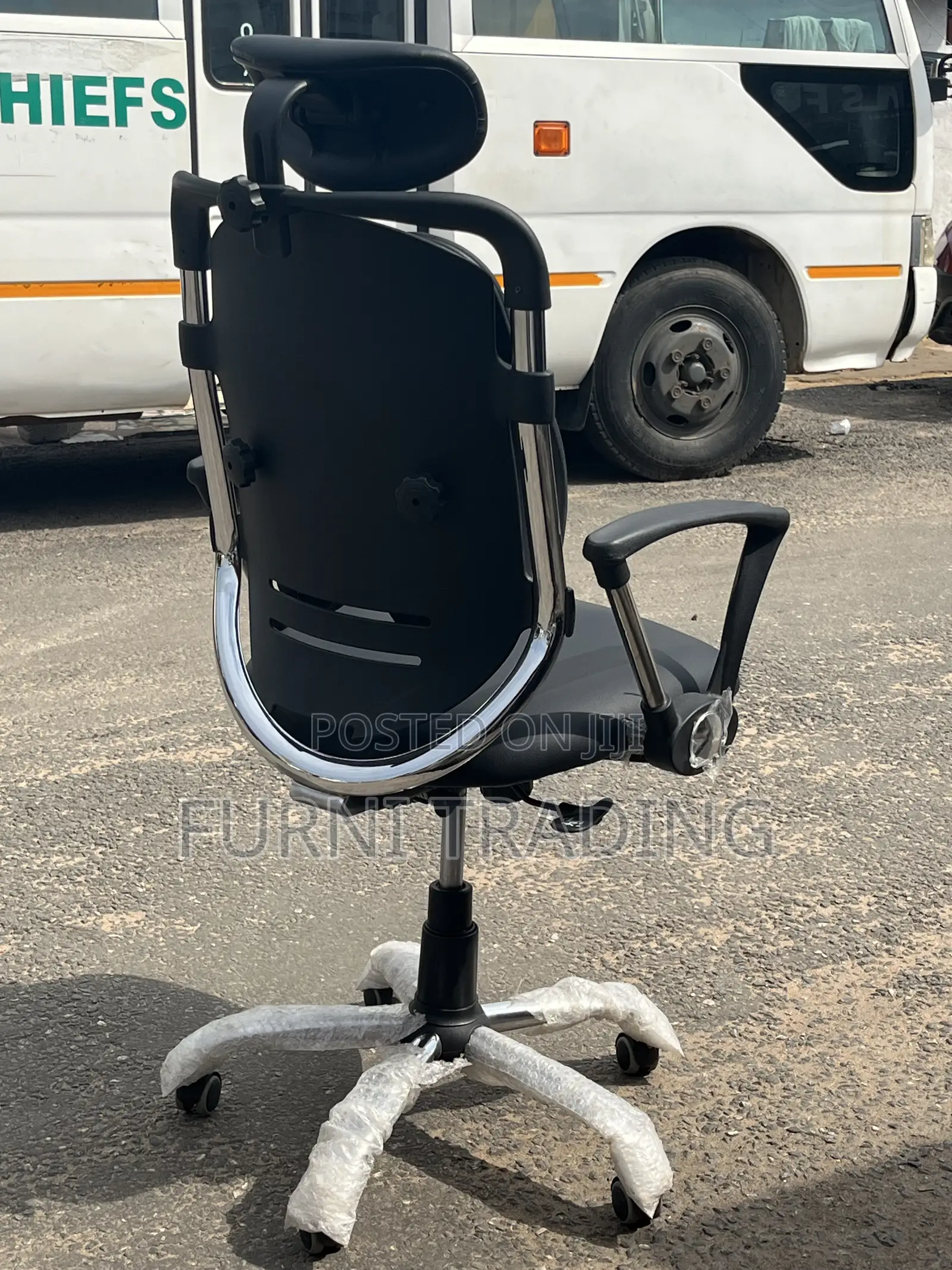 Orthopedic Office Chair With Headrest