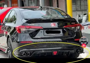2022,2023,2024,2025 Back Bumper Diffuser for Honda Civic