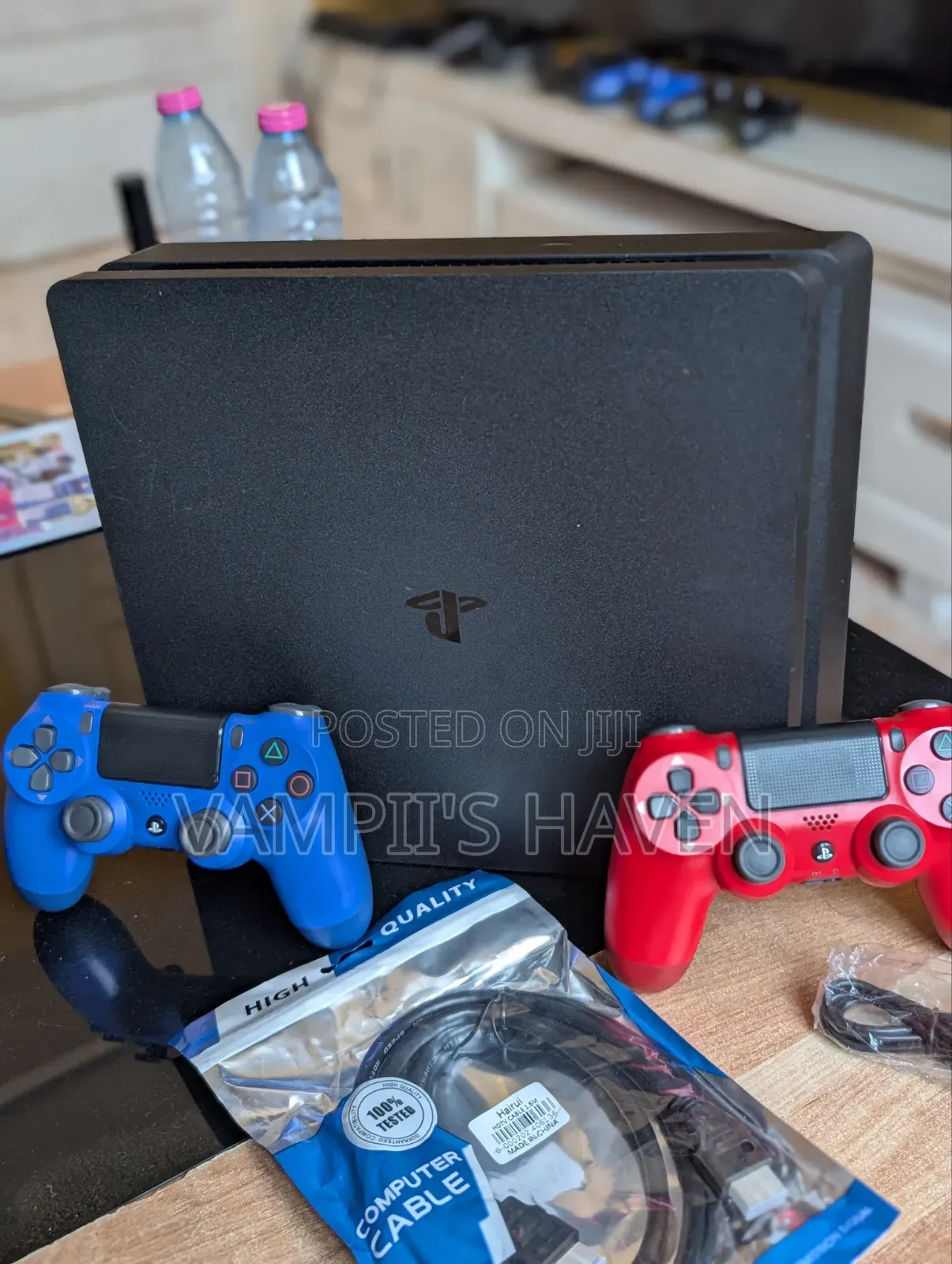 PS4 Slim 1TB With 14 Games Holland Console 2 Controllers