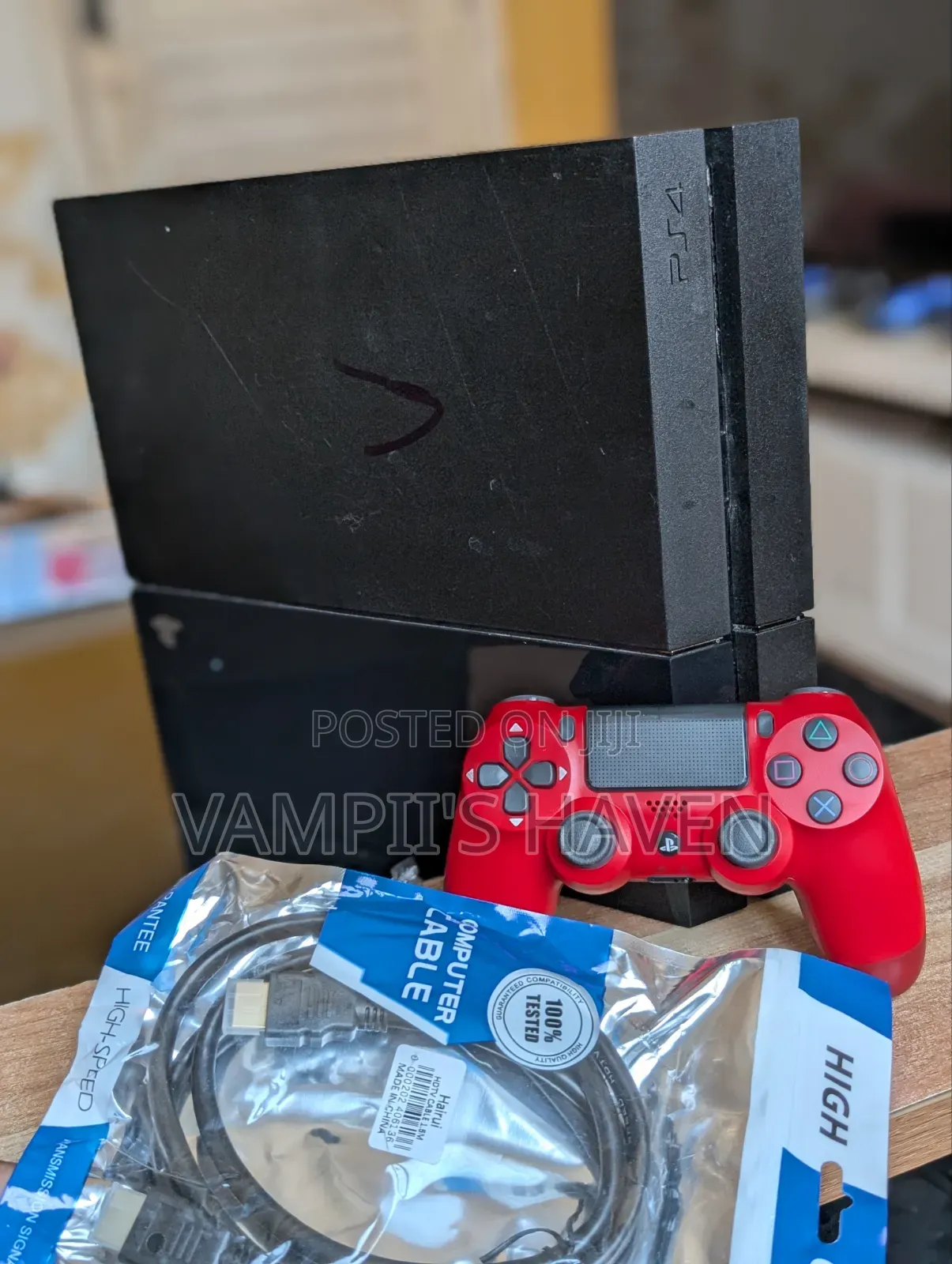 PS4 With FC27 Other Exciting Games and 2 Controllers