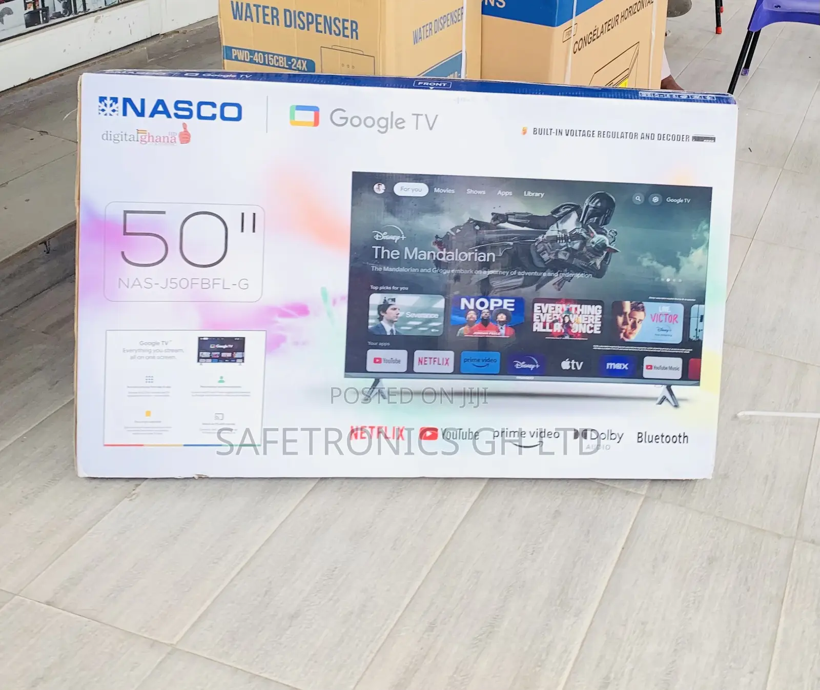 New Smart Crystal 50 Inch Smart Nasco Led UHD TV