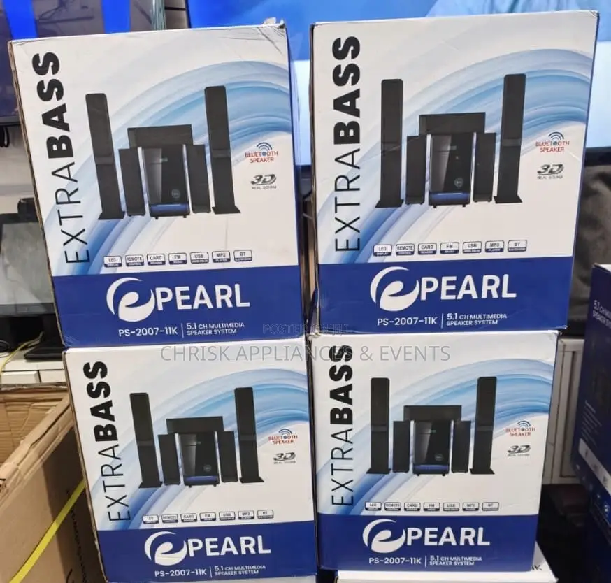 PEARL PS-2007-11K 5.1 Home Theatre System – Bluetooth, LED Display