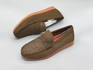 Clarks-Branded Penny Loafers