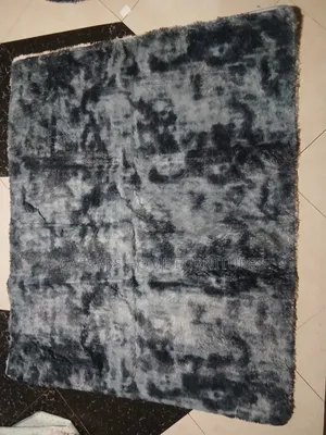 Luxury Grey Tie & Dye Fluffy Rug (160 ×200)cm