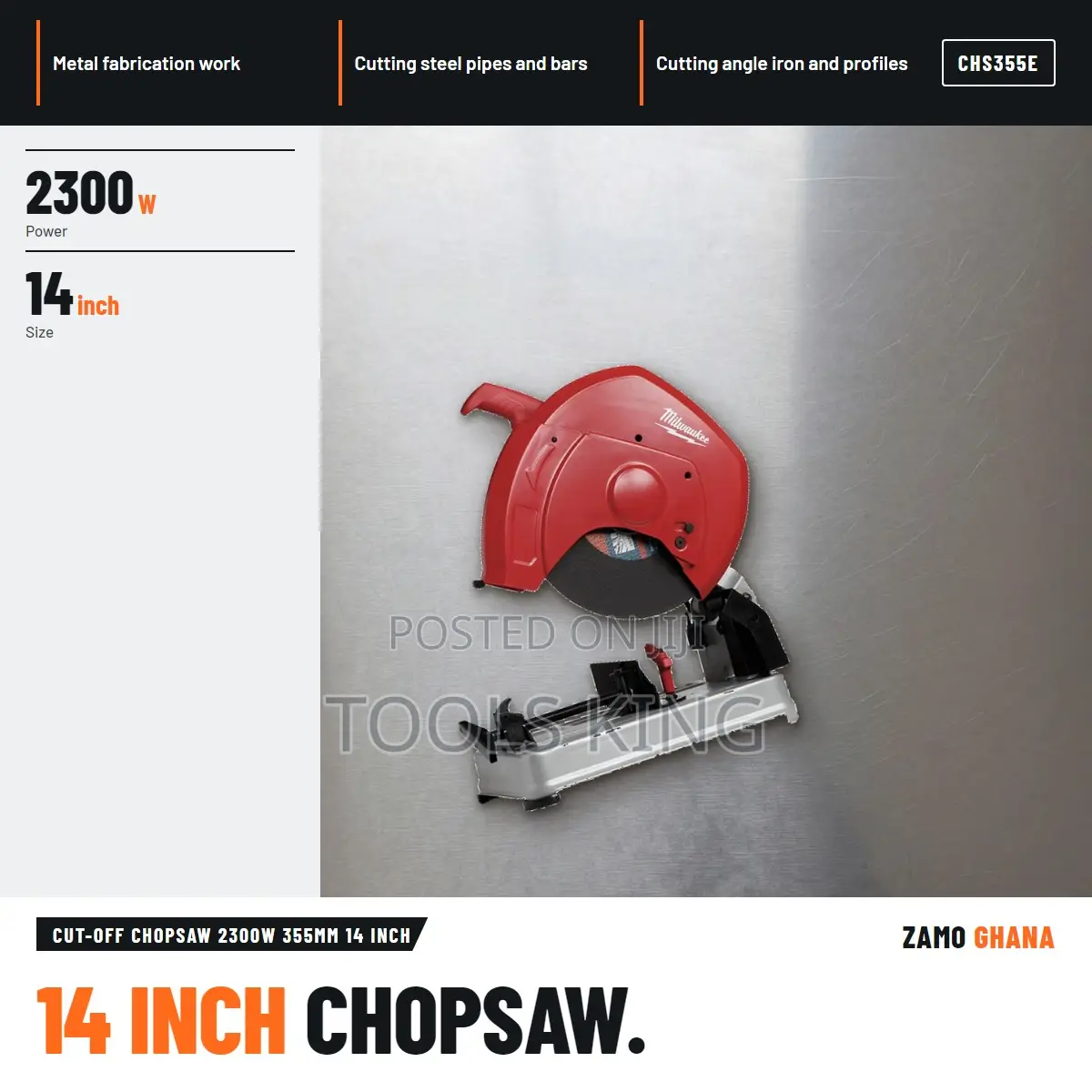 Cut-Off Chopsaw 2300W 355Mm 14 Inch - CHS355E