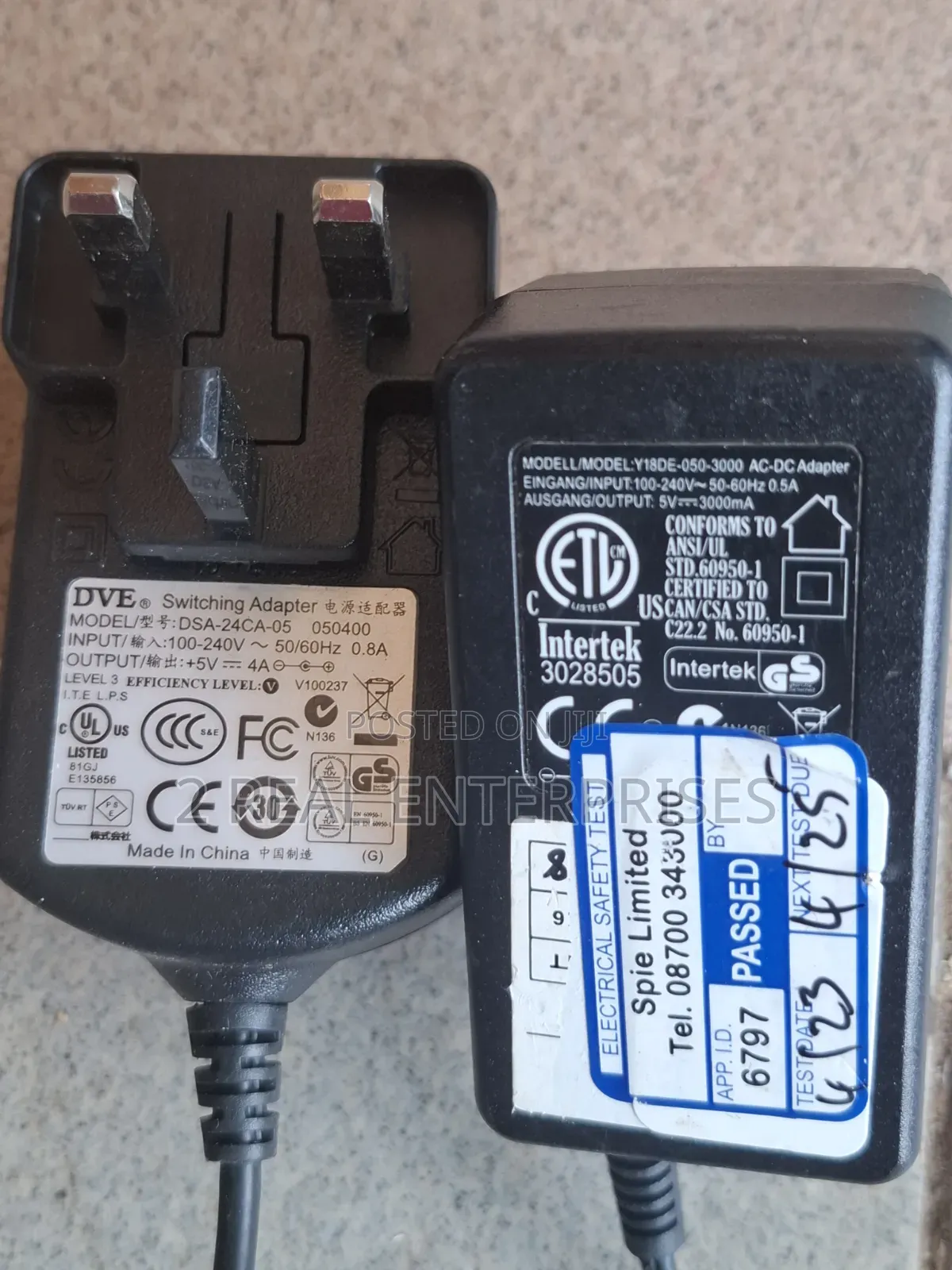5V 3/4a AC Power Adapter Charger Unit (Model DSA-24CA-05