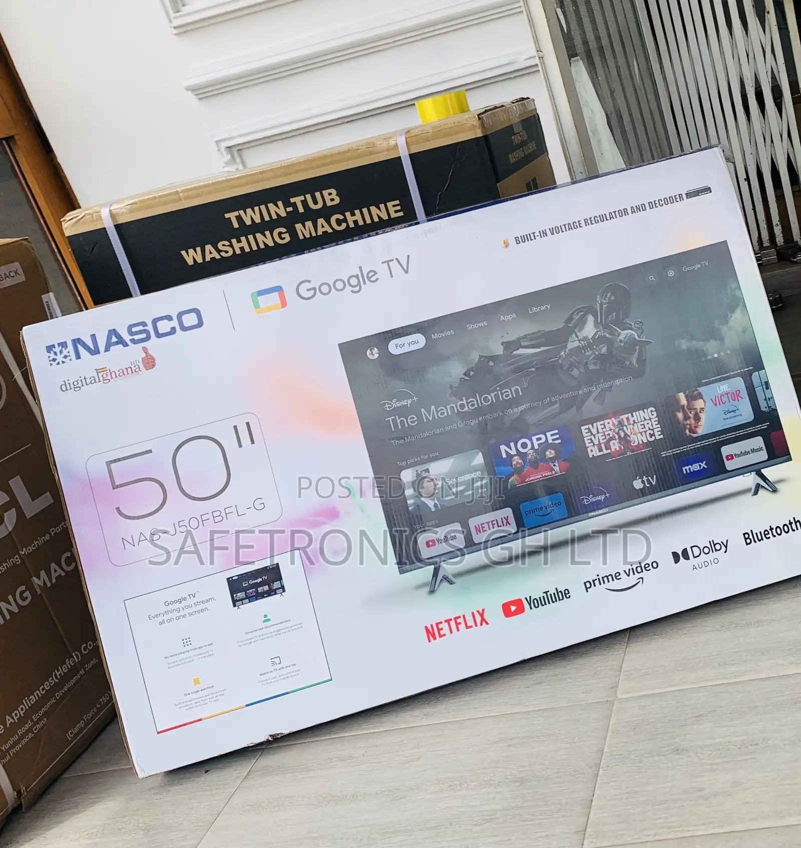 Premium Led Full HD Nasco Prime Vision Smart 50 Inch TV