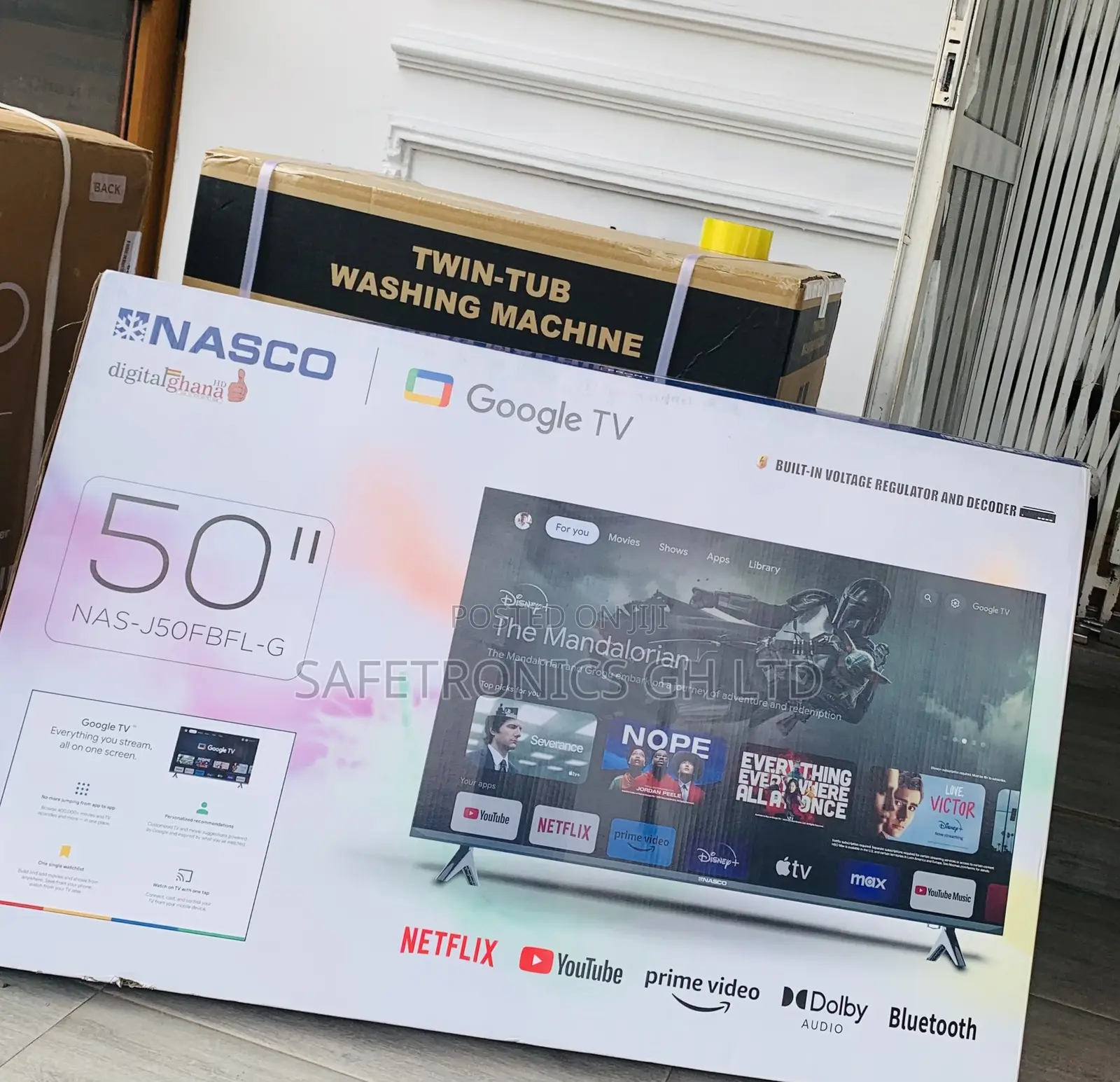 Unique Full HD 50 Inch Smart Android 4K UHD Screen-Pro TV