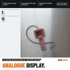 12V Analogue Inspection Camera 2A Li-Ion 4Xzoom 49334 - C12ic-Ava-201c