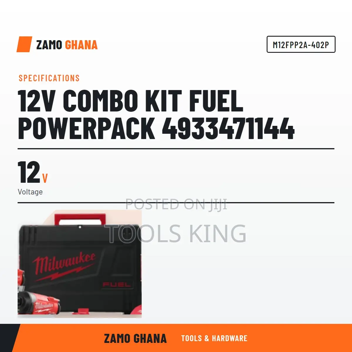 12V Combo Kit Fuel Powerpack - M12fpp2a-402p