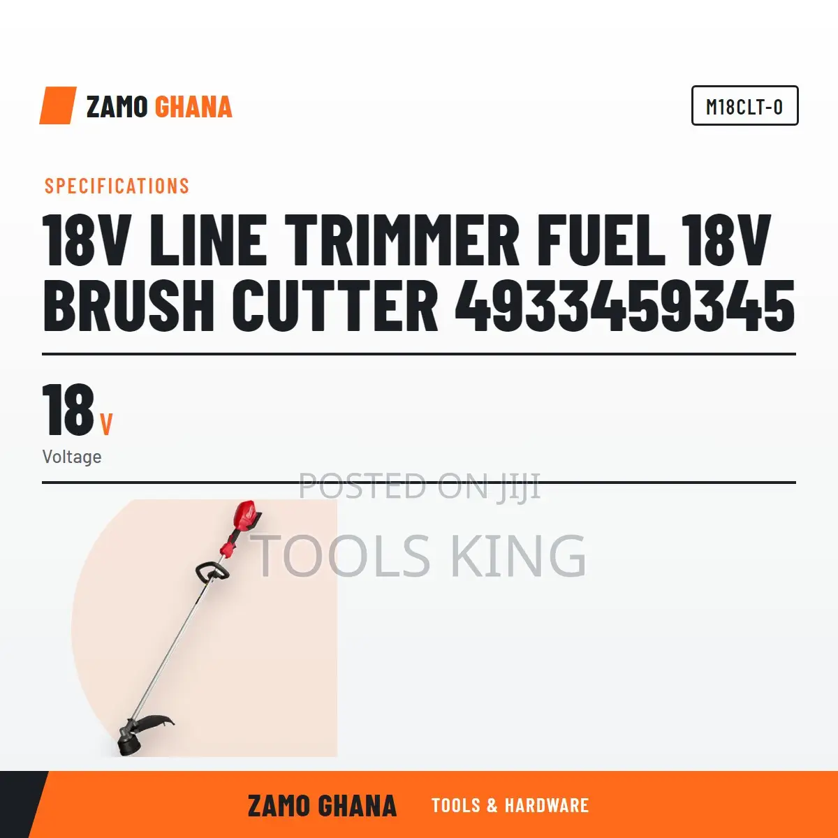 18V Line Trimmer Fuel 18V Brush Cutter - M18clt-0