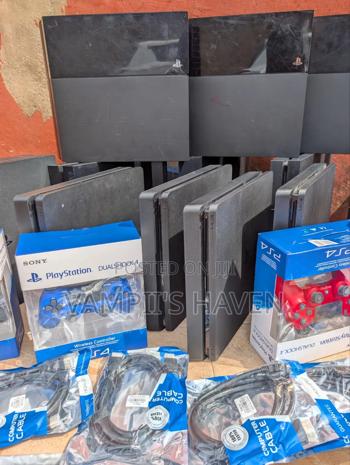 PS4 All Models Available in Quantity With 2 Controllers Each
