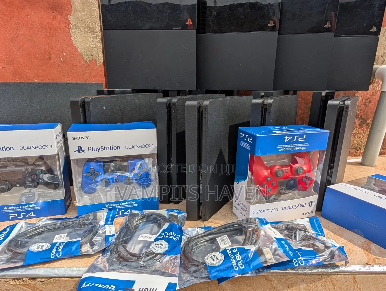 PS4 All Models Available in Quantity With 2 Controllers Each