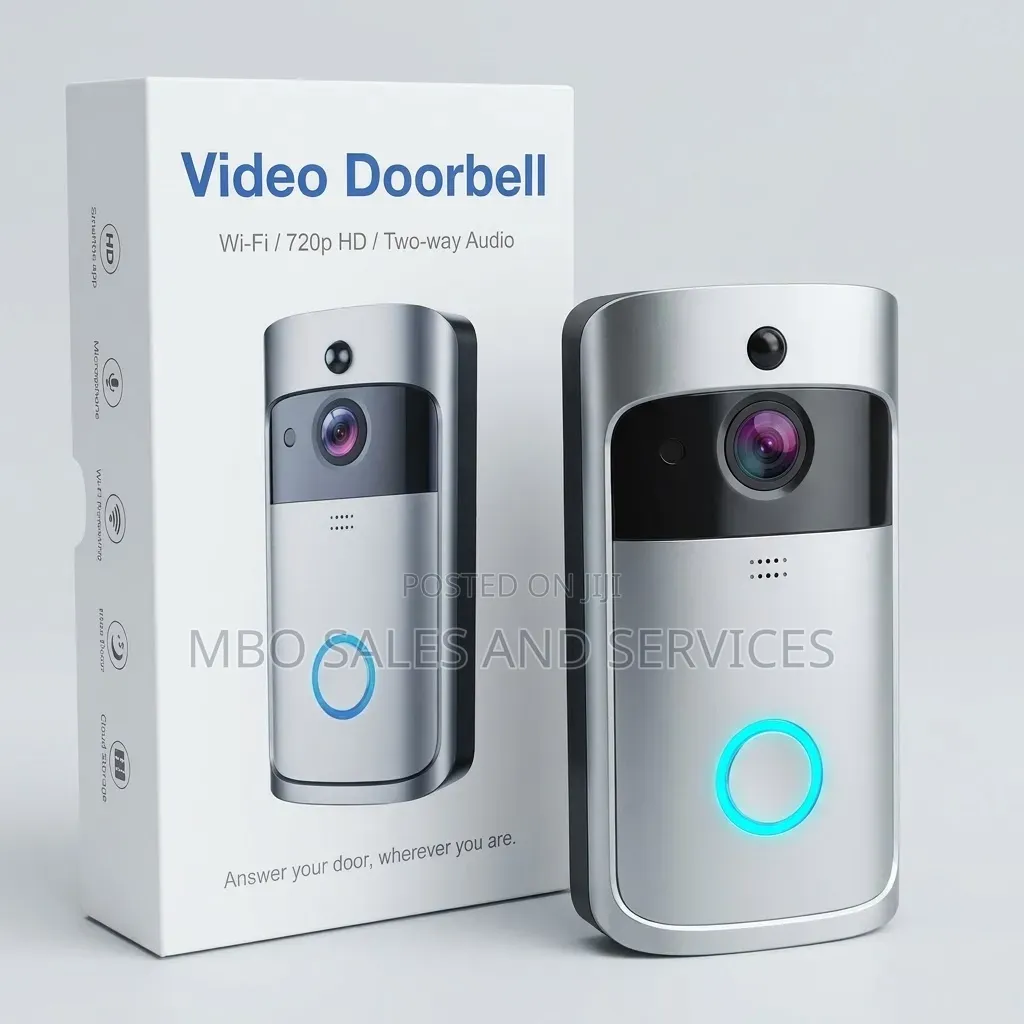 WiFi Smart Wireless Security Doorbell Camera – 166° Ultra-Wide Angle