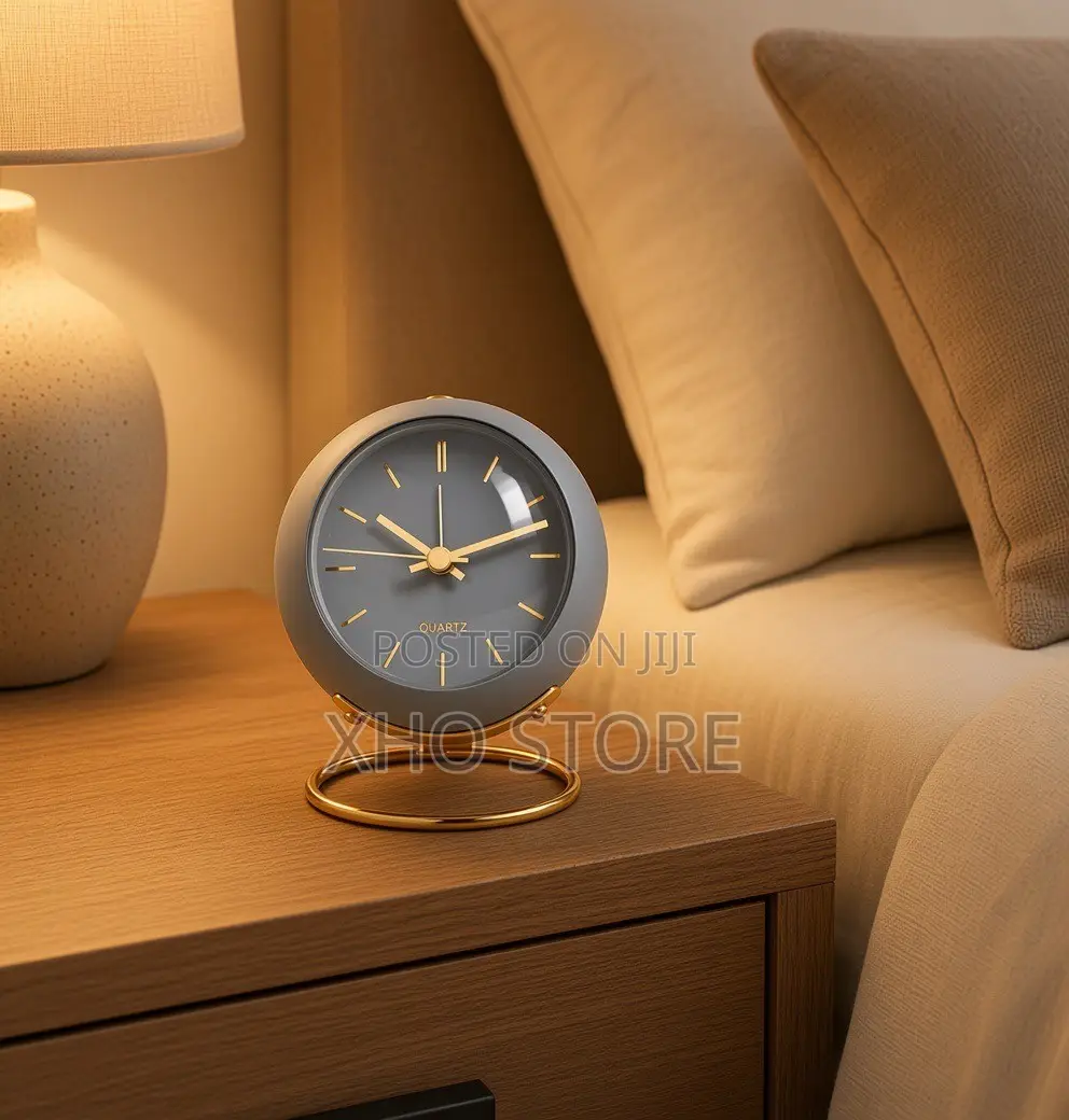 Nordic Minimalist Analog Desk Clock