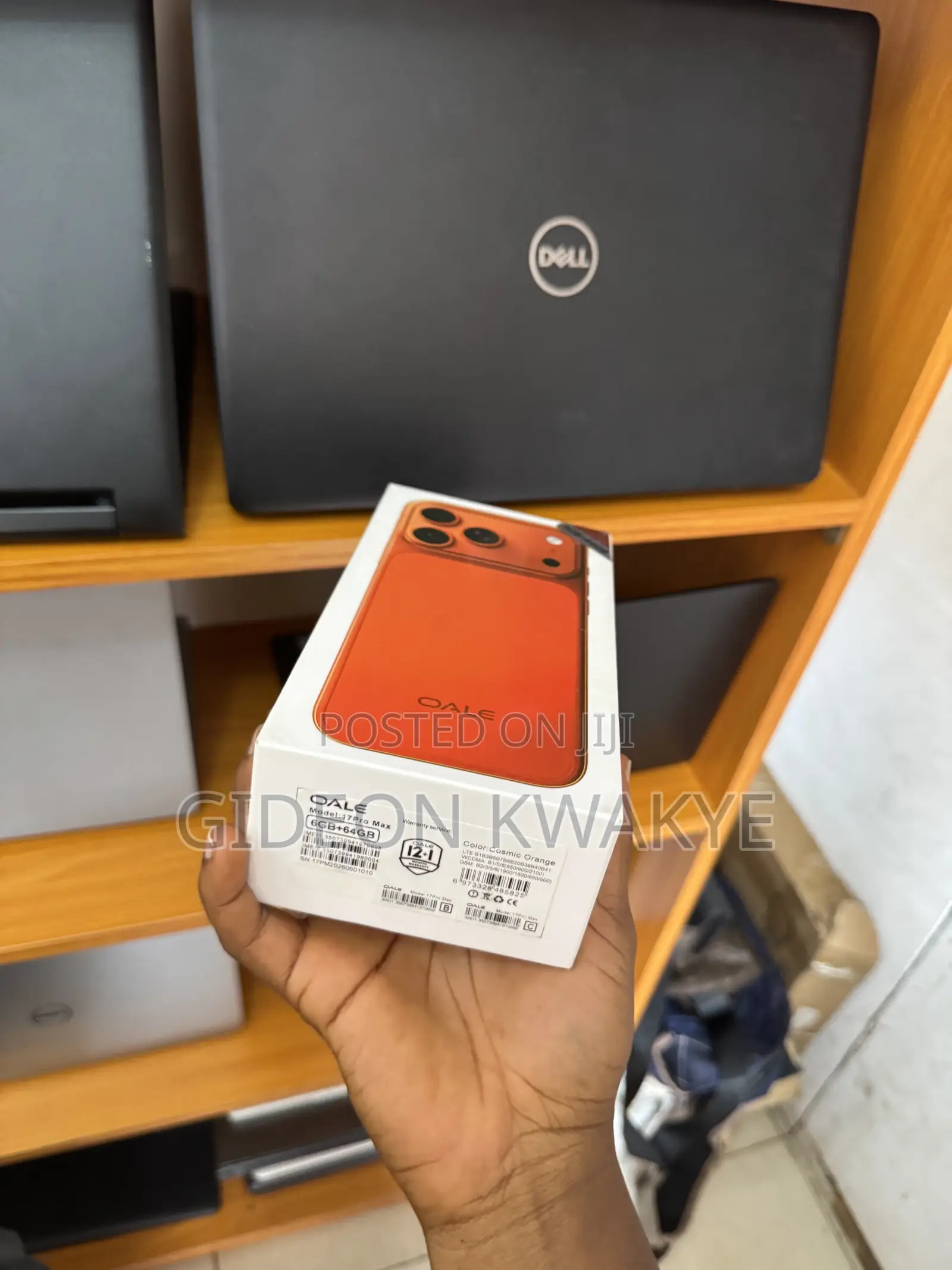 New Oale 17Pro Max 128 GB Orange