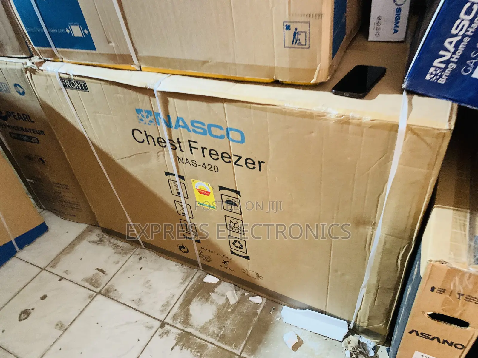 Nasco 380ltrs Chest Freezer- NAS-420 Single Door