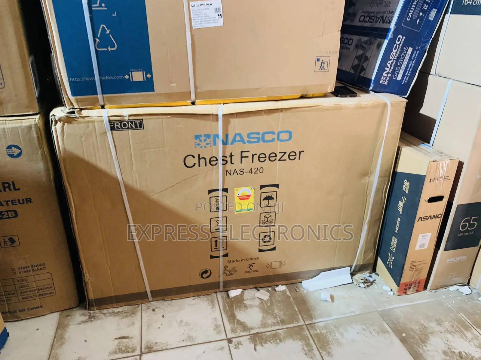 Long Lasting Effects Nasco 380ltrs Chest Freezer- NAS-420 Single Door