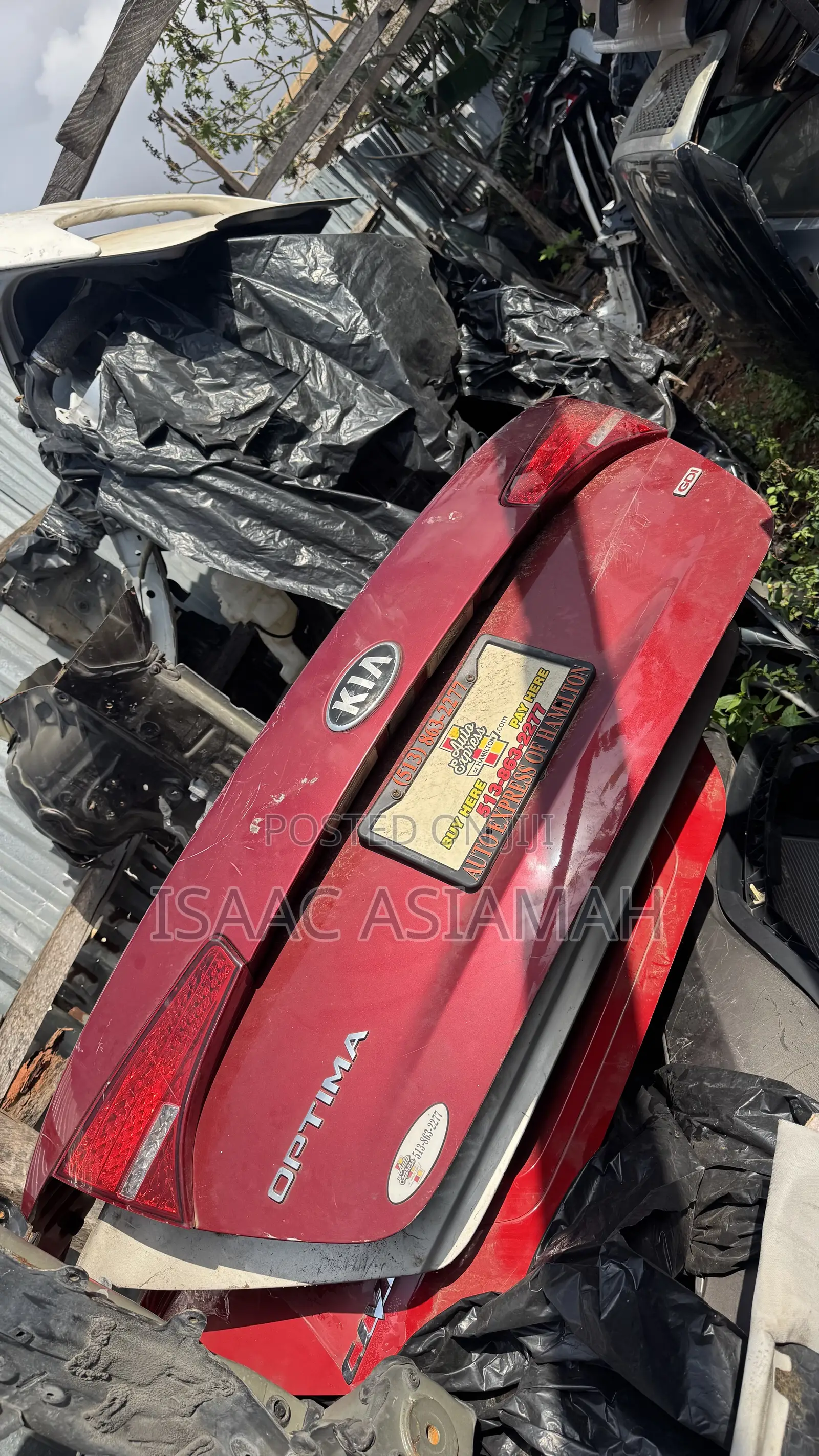 Kia Optima 2010,2011,2012,2013 Boot / Tailgate Complete