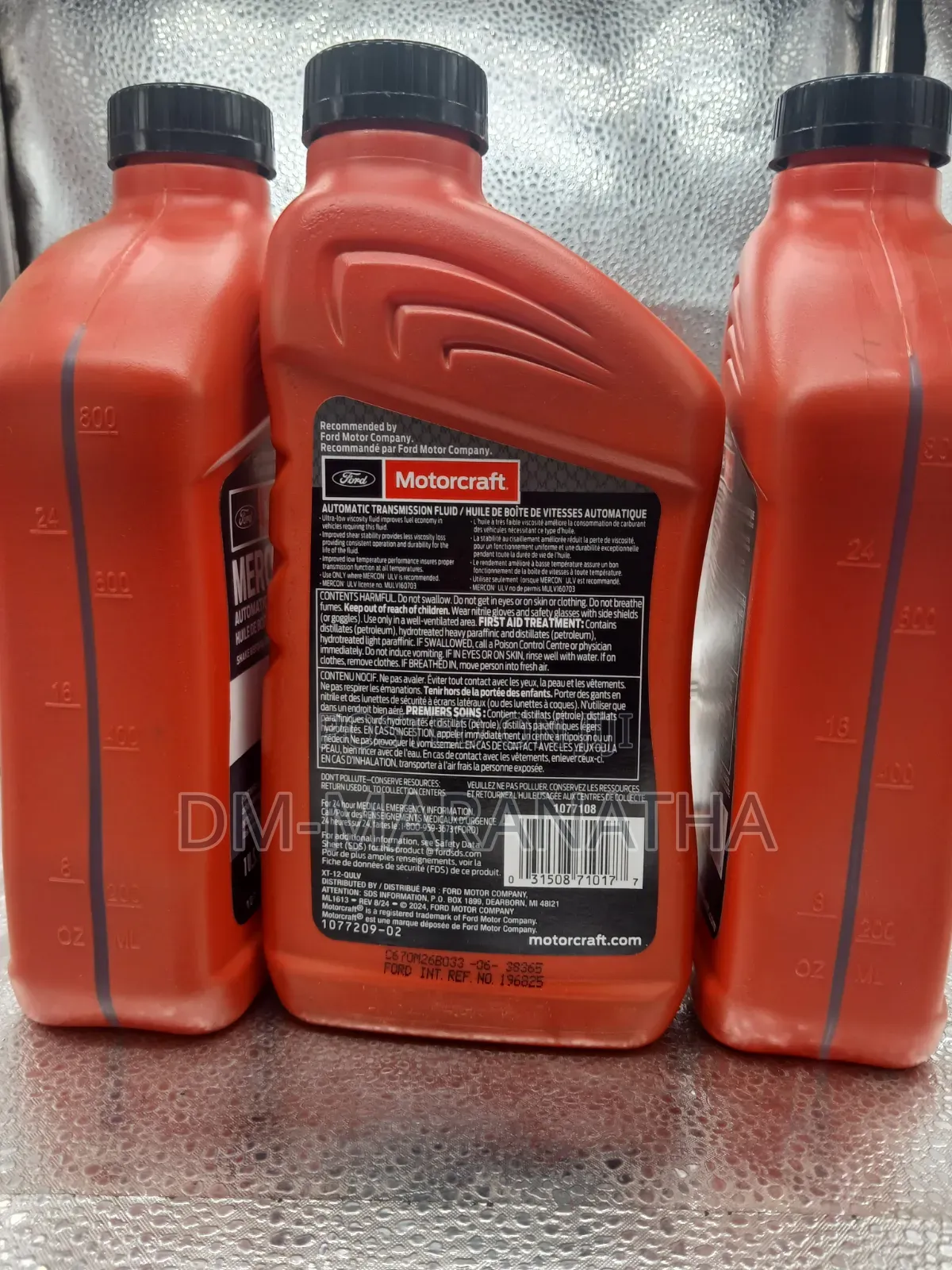 Motorcraft Mercon Ulv Transmission Fluid