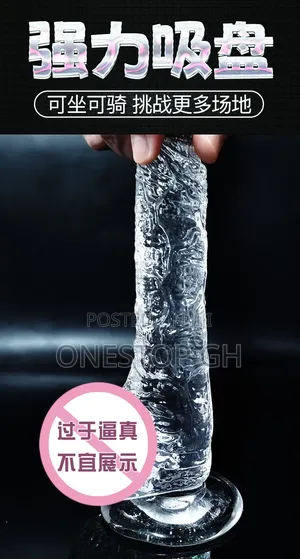 Transparent Realistic Dildo