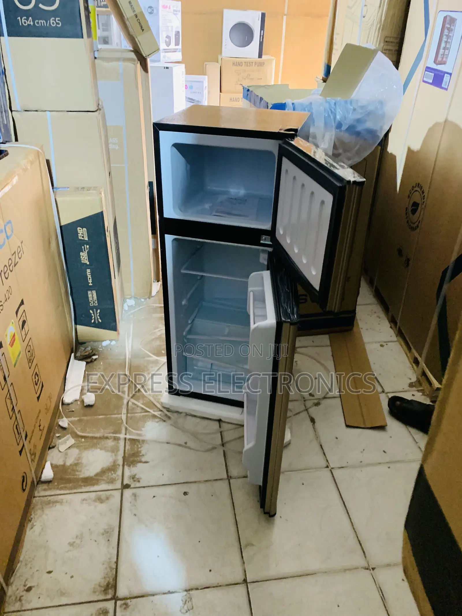 Very Affordable Nasco NASF2-13FL 112L Double Door Top Freezer Fridge
