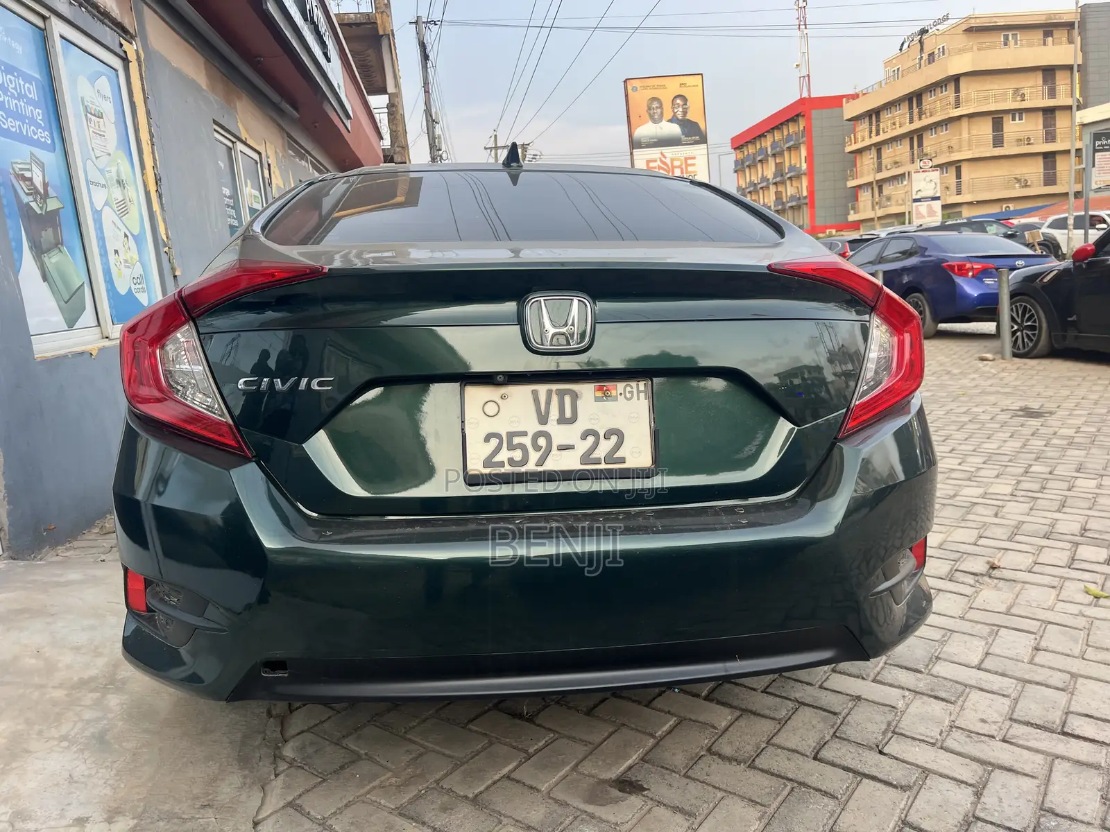 Honda Civic 2017 Green
