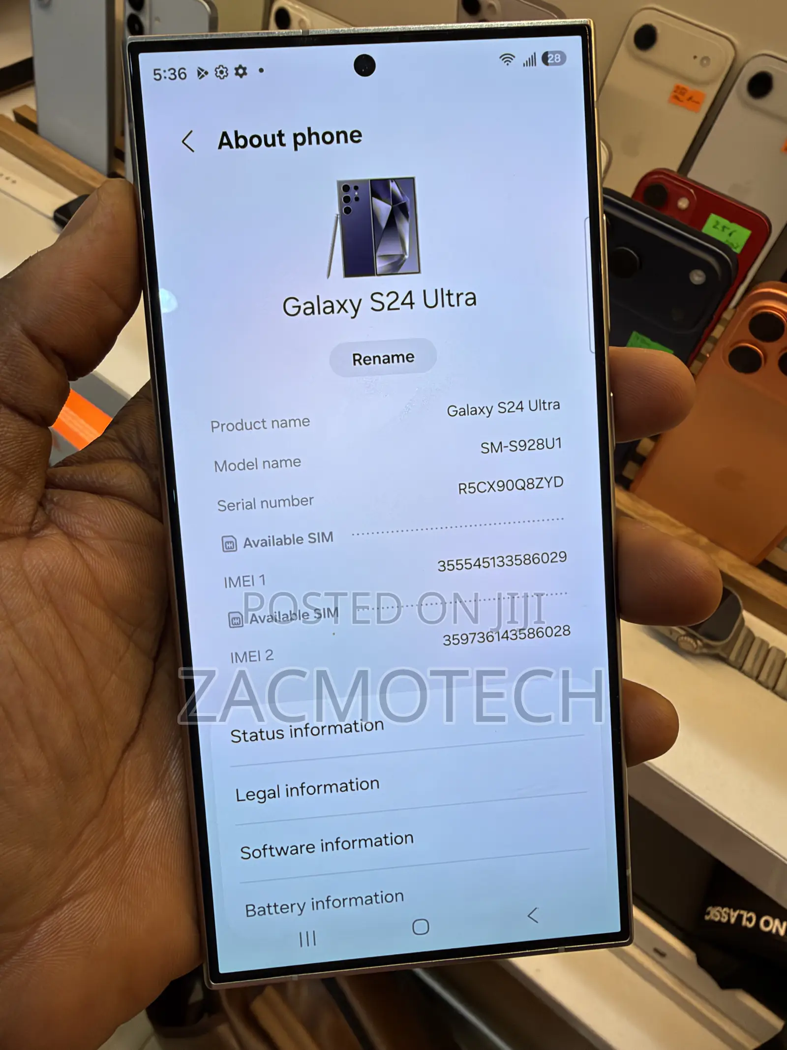 Samsung Galaxy S24 Ultra 512 GB Purple