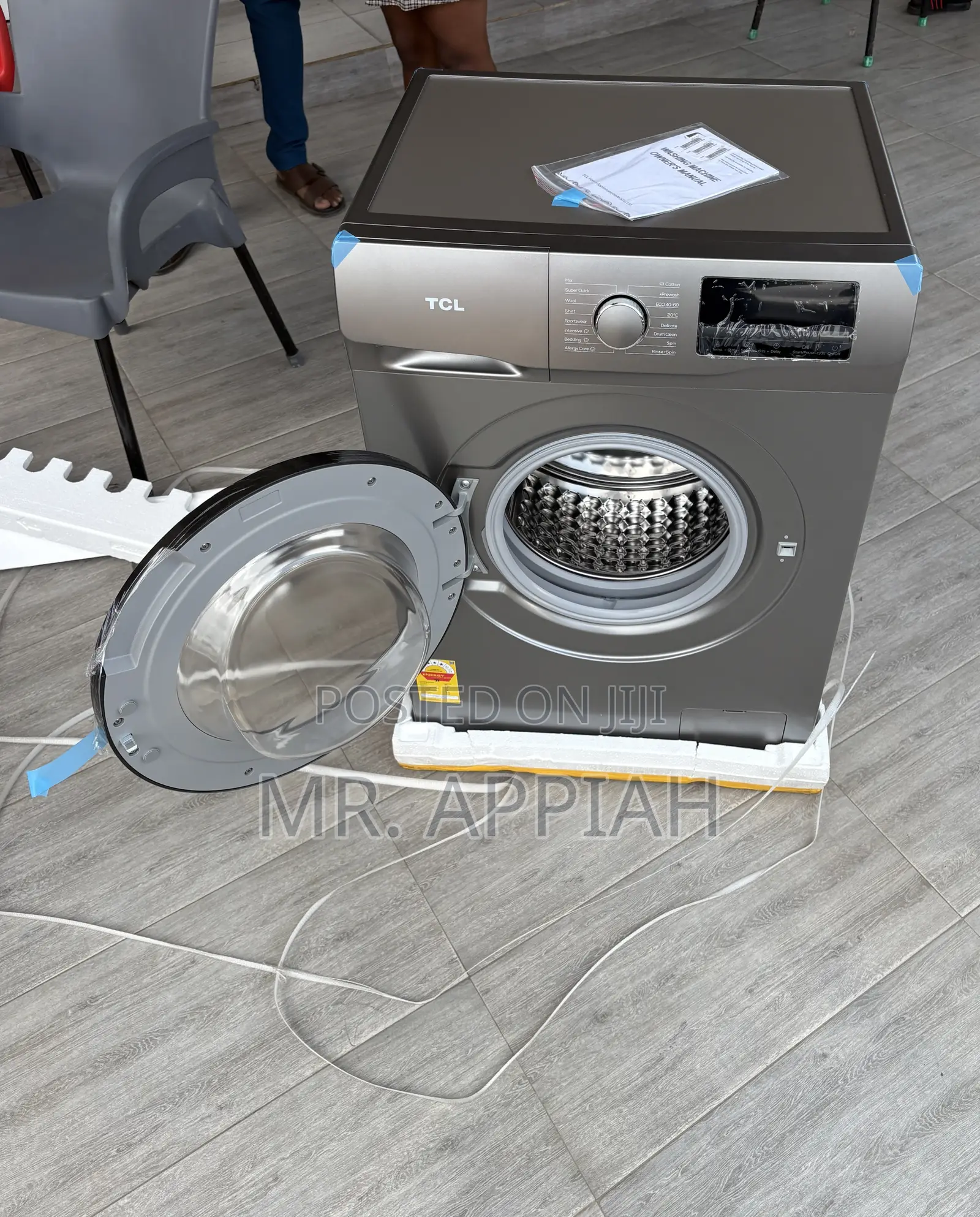 Reliable TCL Front Load 10.5kg Electric Washing Machine 