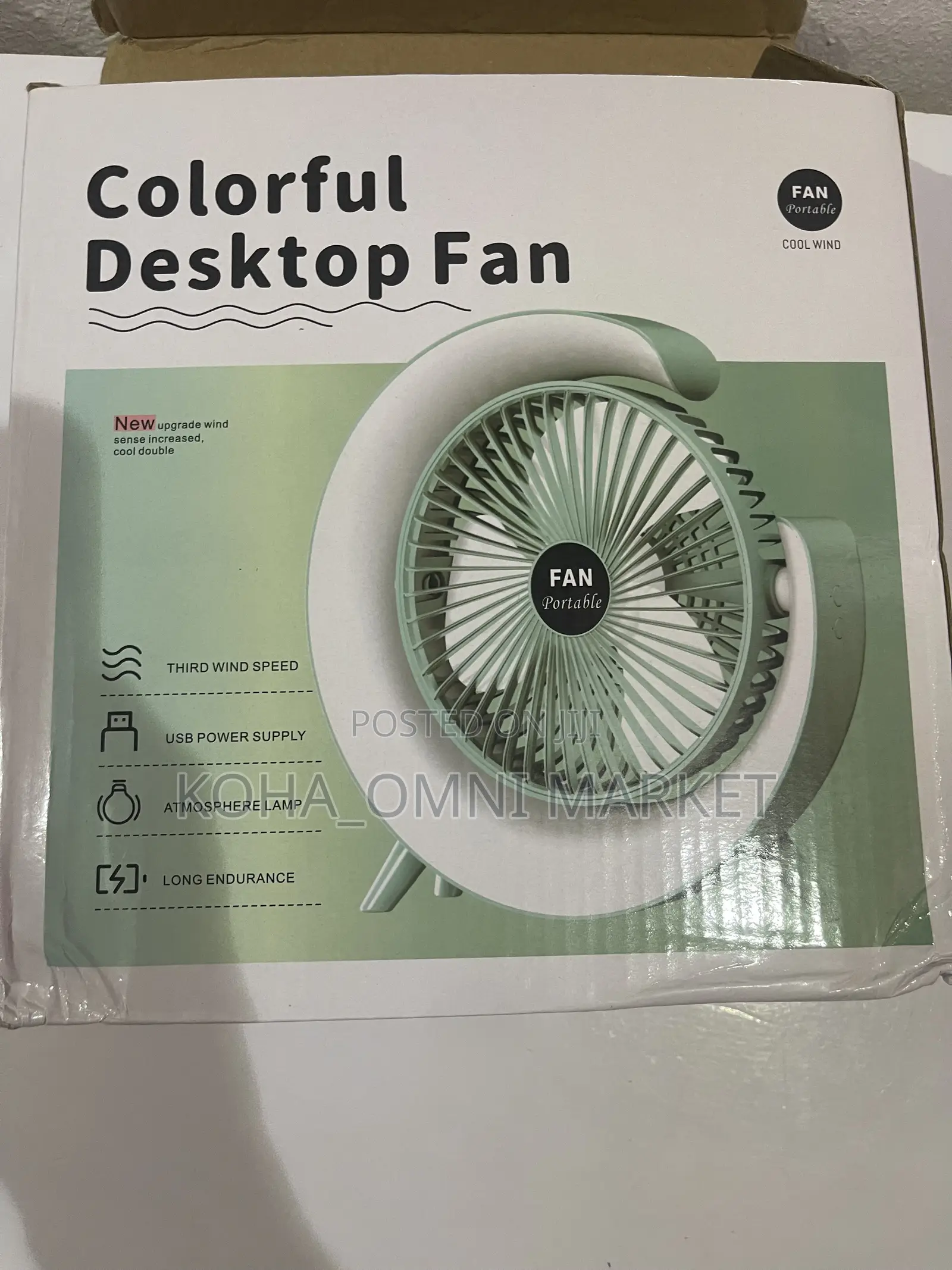 RGB Colourful Desktop Fan