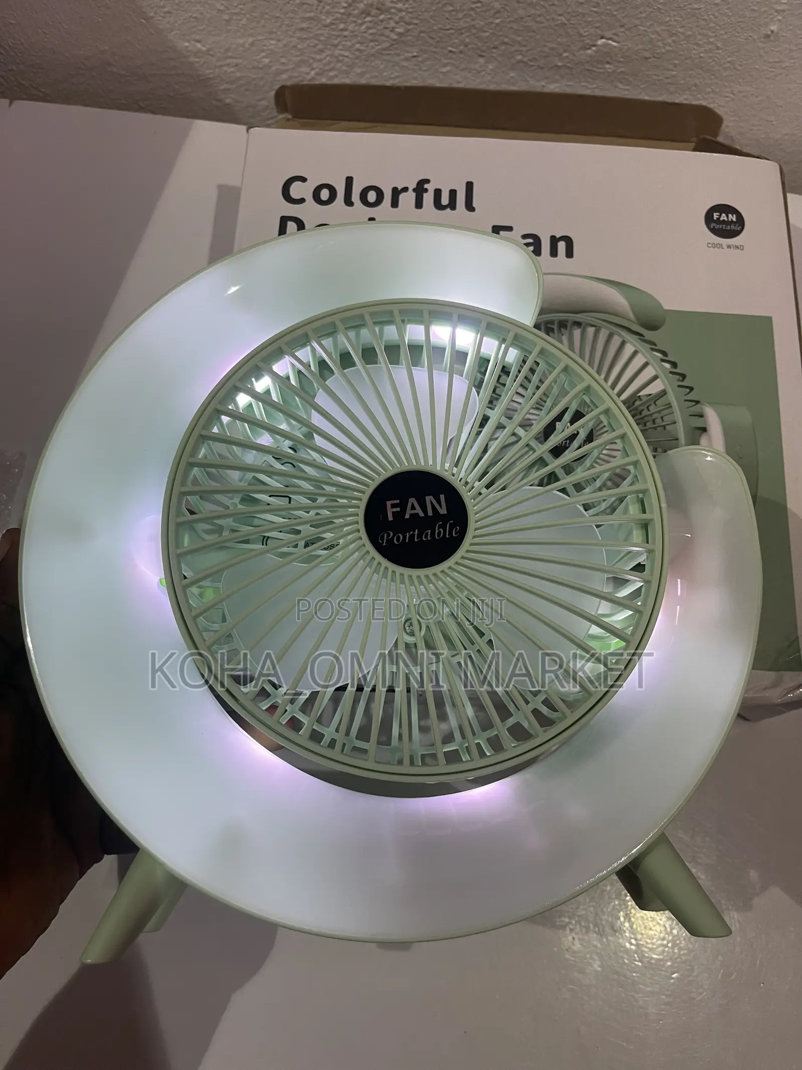 RGB Colourful Desktop Fan