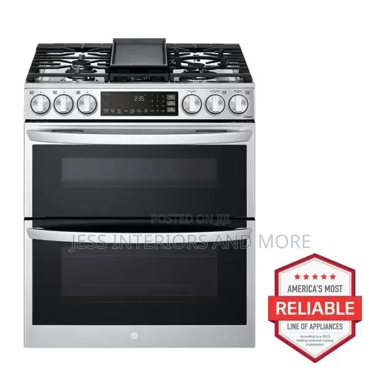 LG Cooker (Smart Gas Double Oven Slide-in Range With InstaView)