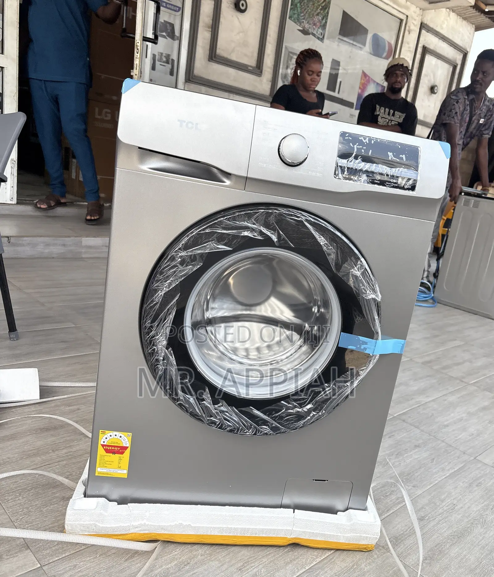 Stainless Steel TCL 10.5kg Full Auto Electric Washing Machine